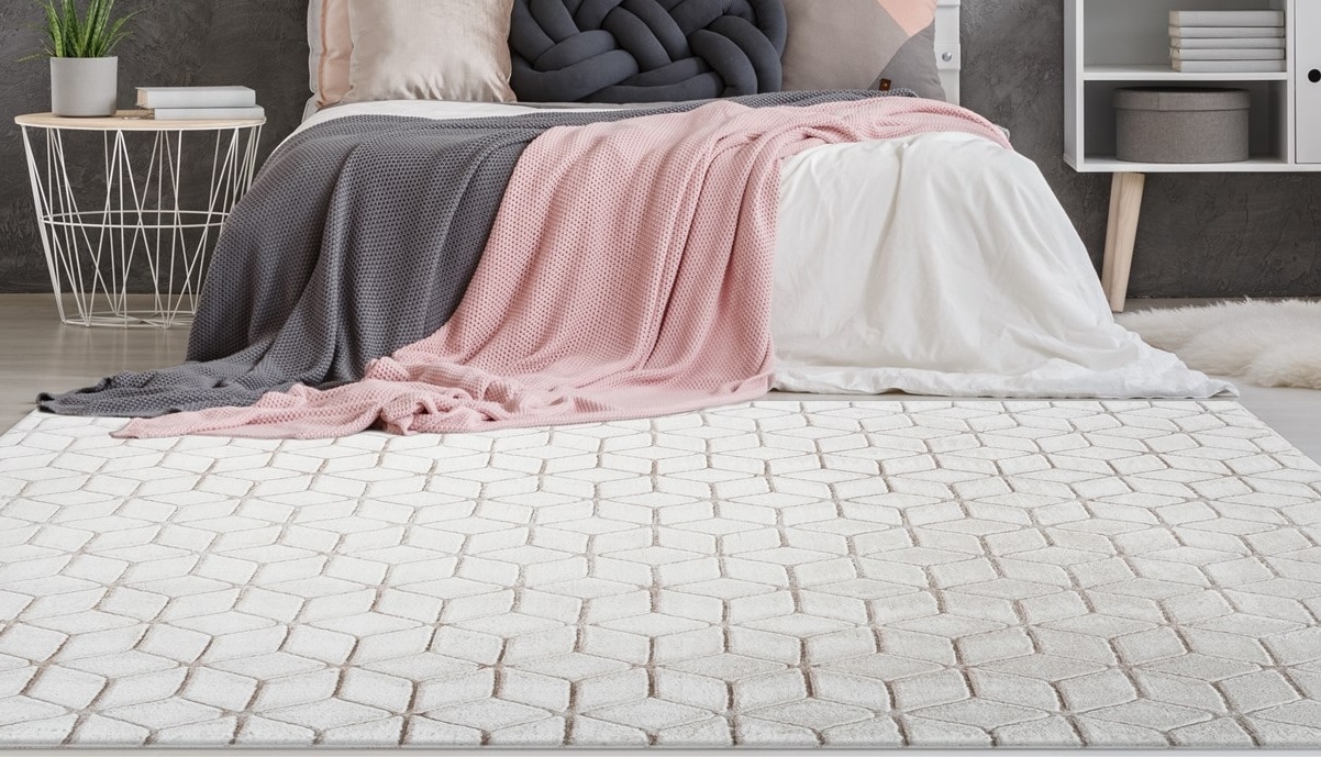 my home Teppich »Conni«, rechteckig, 20 mm Höhe, retro, Wohnzimmer günstig online kaufen
