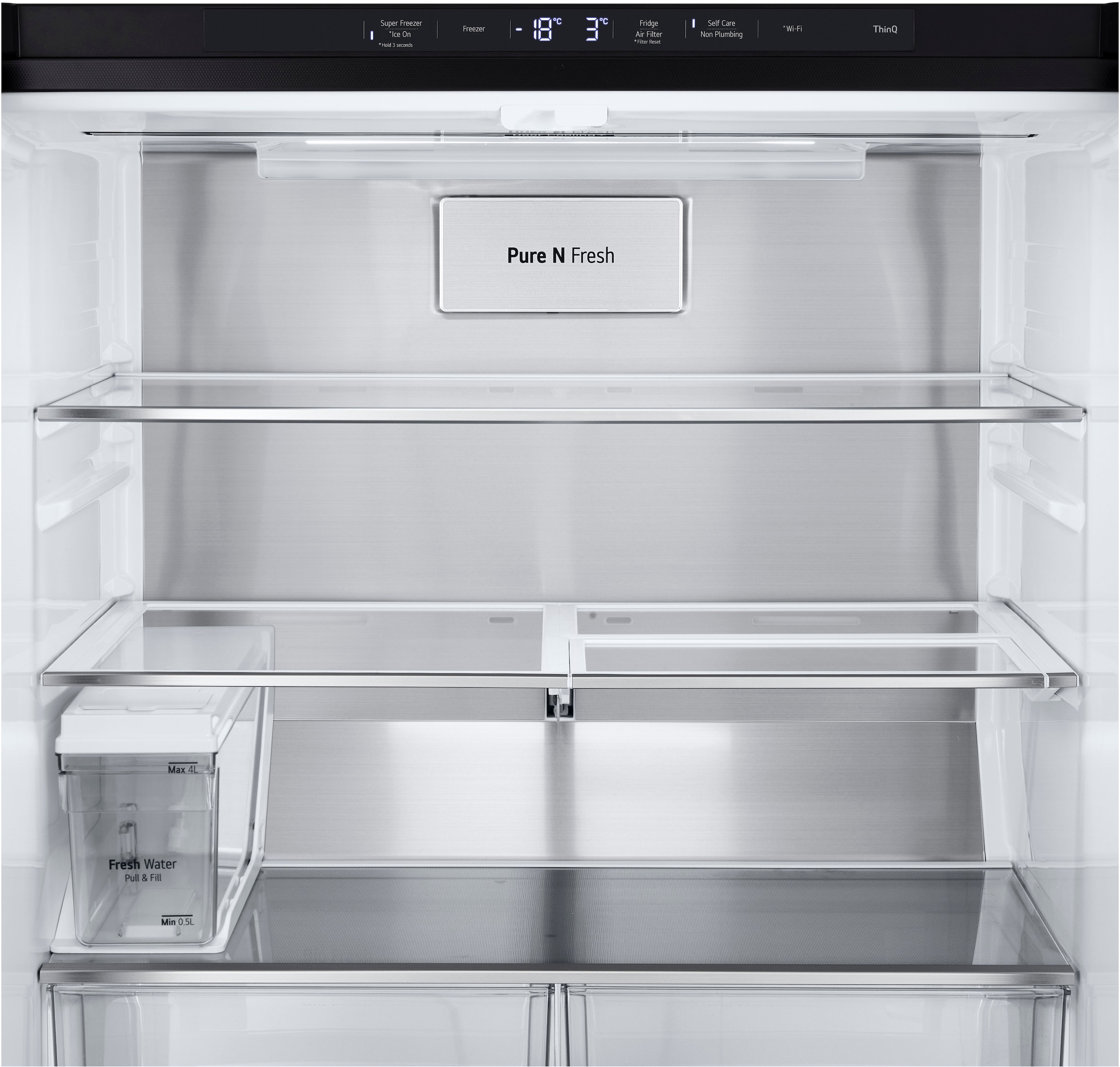 LG Multi Door »GMG761EPAE«, InstaView®, DoorCooling+®