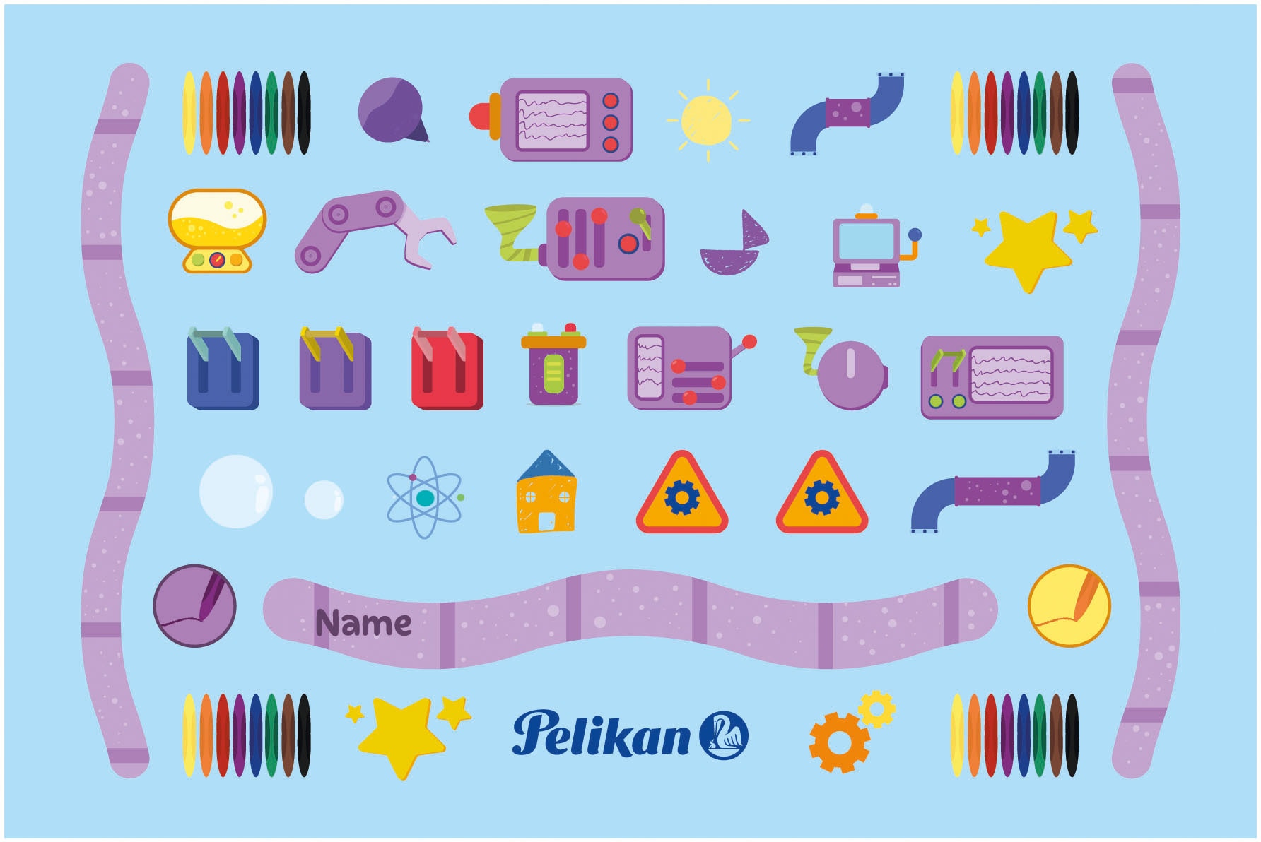 Pelikan Kreativset »Kreativfabrik - Supertower«, Inklusive Tragetasche, Made in Germany
