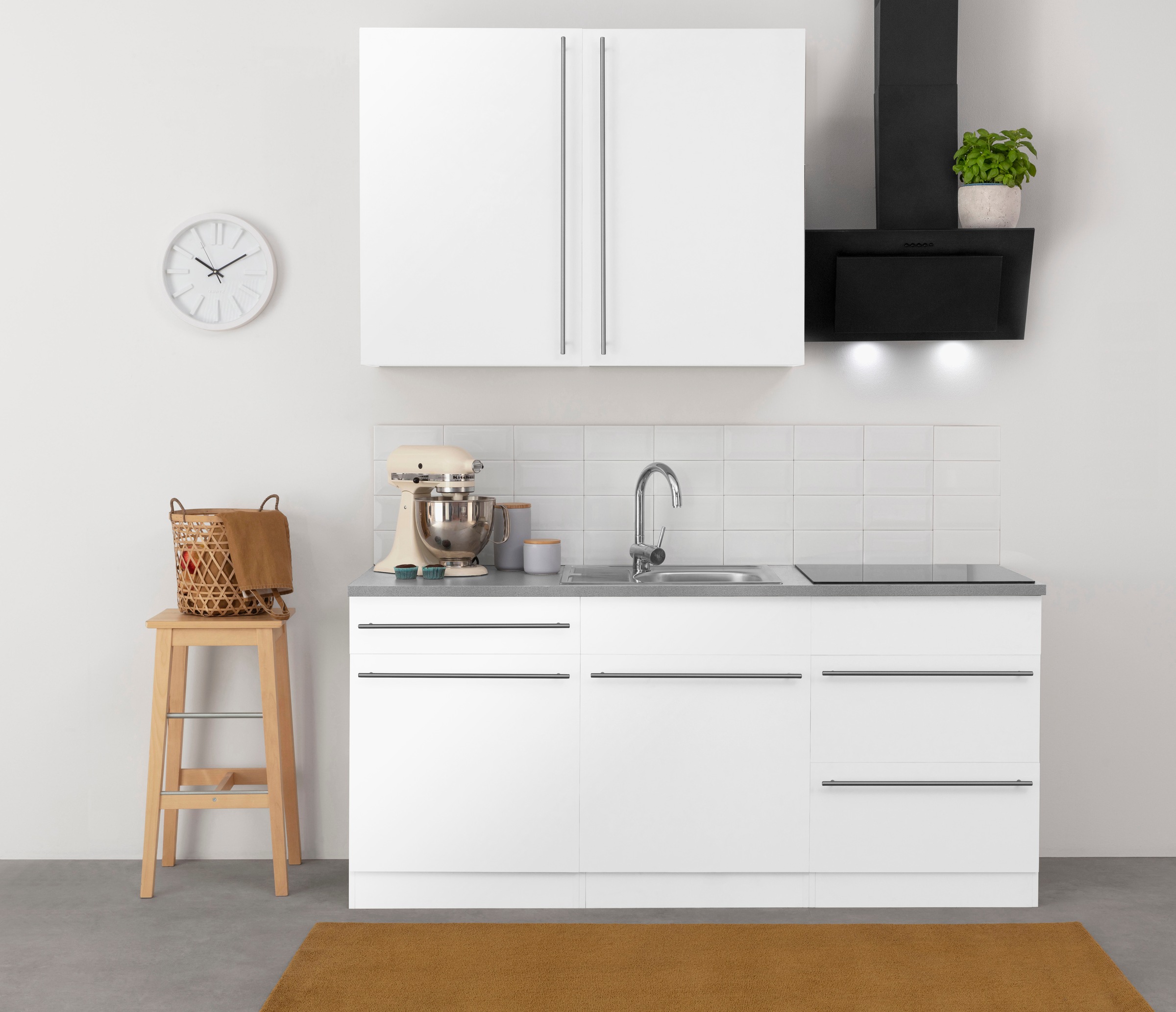 wiho Küchen Küche »Chicago«, wahlweise mit E-Geräten, Breite 180 cm