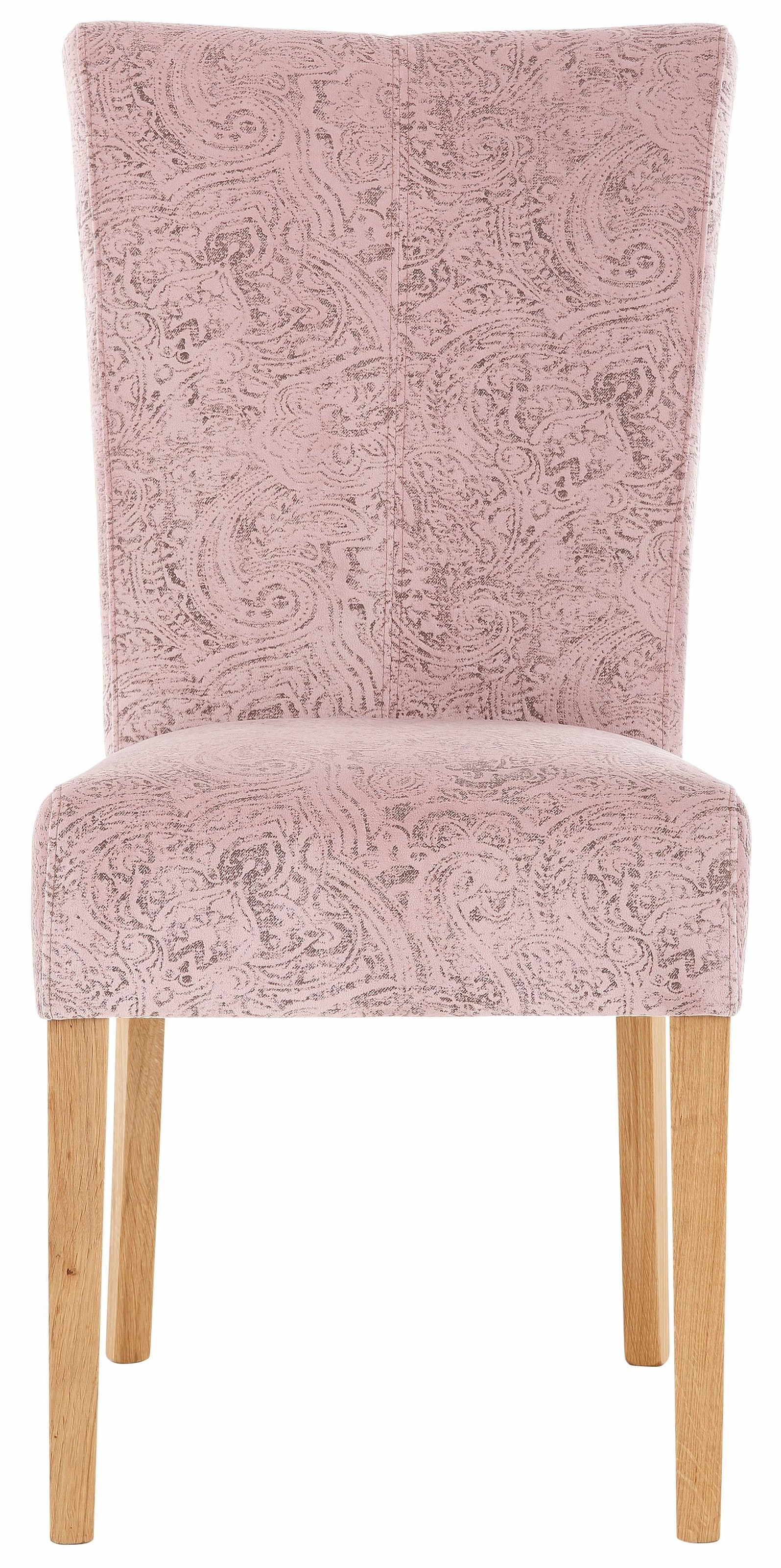 Home affaire Esszimmerstuhl »Queen Polsterstuhl BESTSELLER«, (Set), 4 St., Luxus-Microfaser, verschiedene Bezüge, Gestell Massivholz
