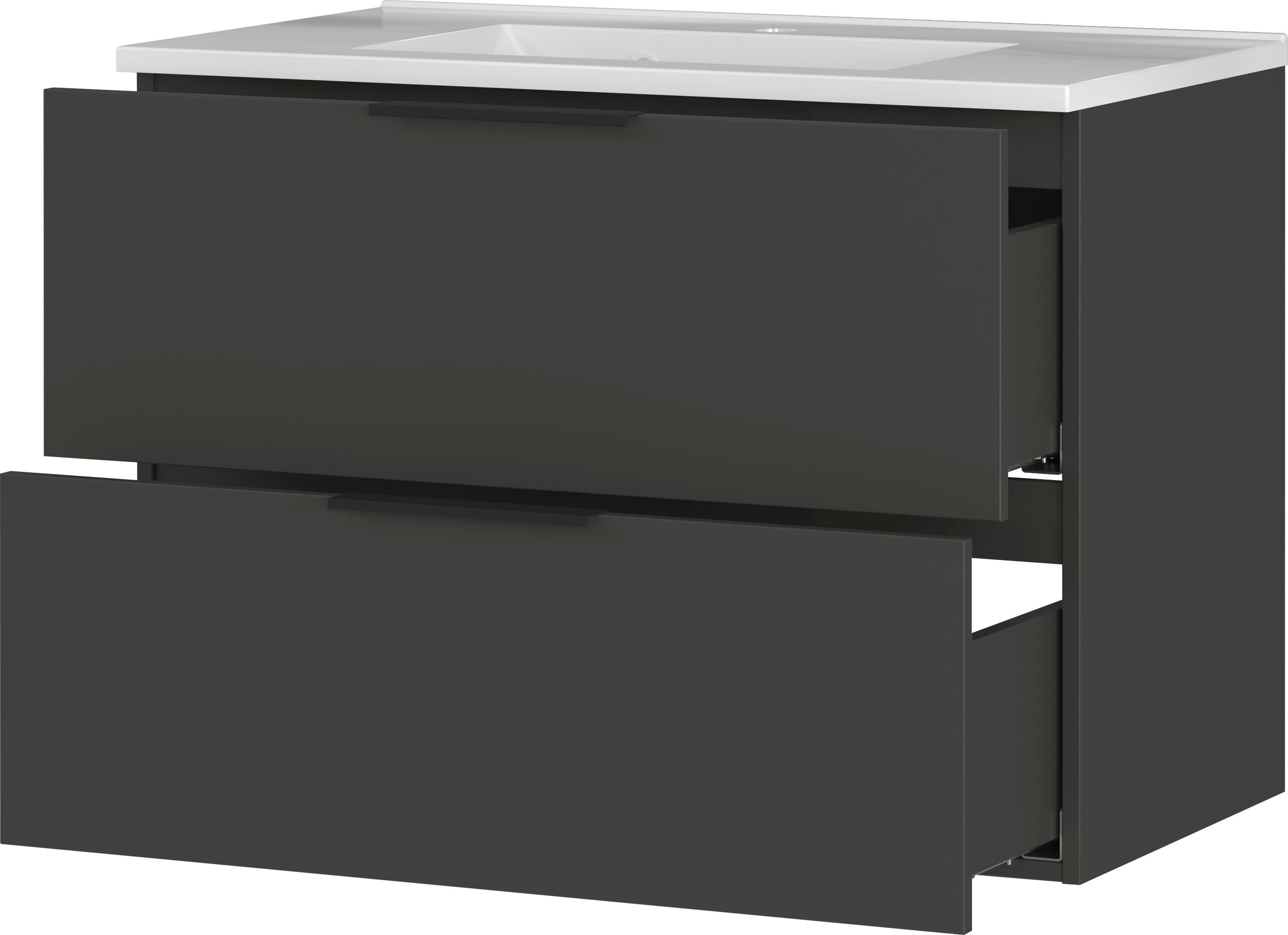 GERMANIA Badmöbel-Set »Crandon«, (4 St.), inkl. WT-Unterschrank, Spiegelschrank, Schrank und Regal