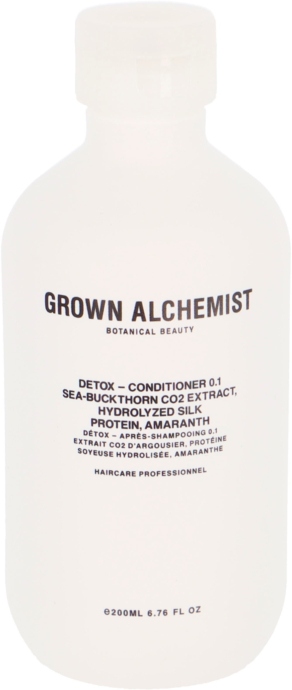 GROWN ALCHEMIST Haarspülung »Detox - Conditioner 0.1«, Sea-Buckthorn CO2 Extract, Hydrolyzed Silk Protein, Amaranth 500 ml