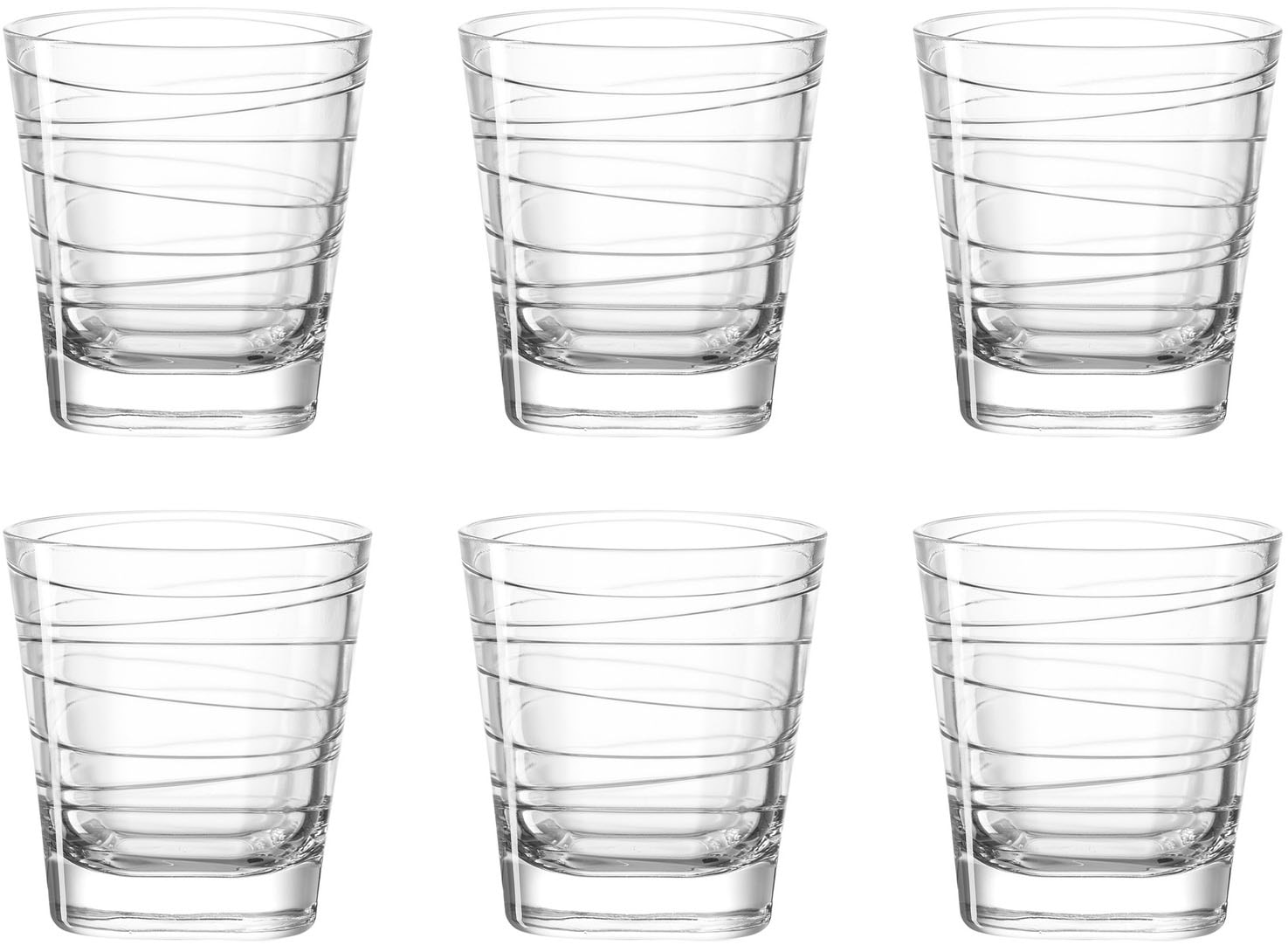 Whiskyglas »VARIO«, (Set, 6 tlg.), 250 ml, 6-teilig