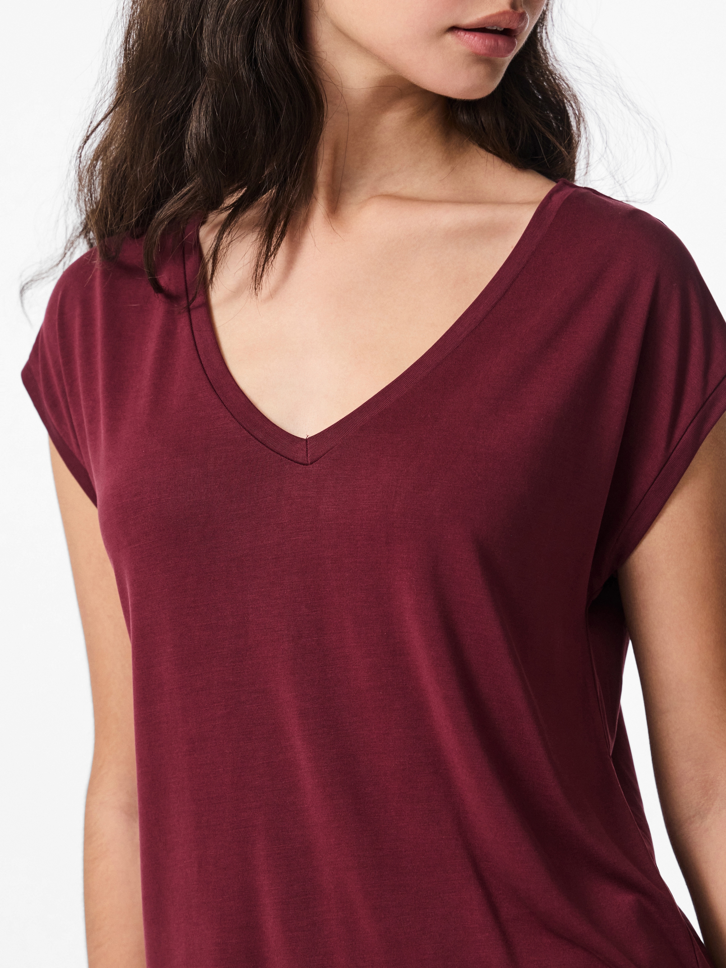 pieces Kurzarmshirt »PCKAMALA TEE NOOS BC«