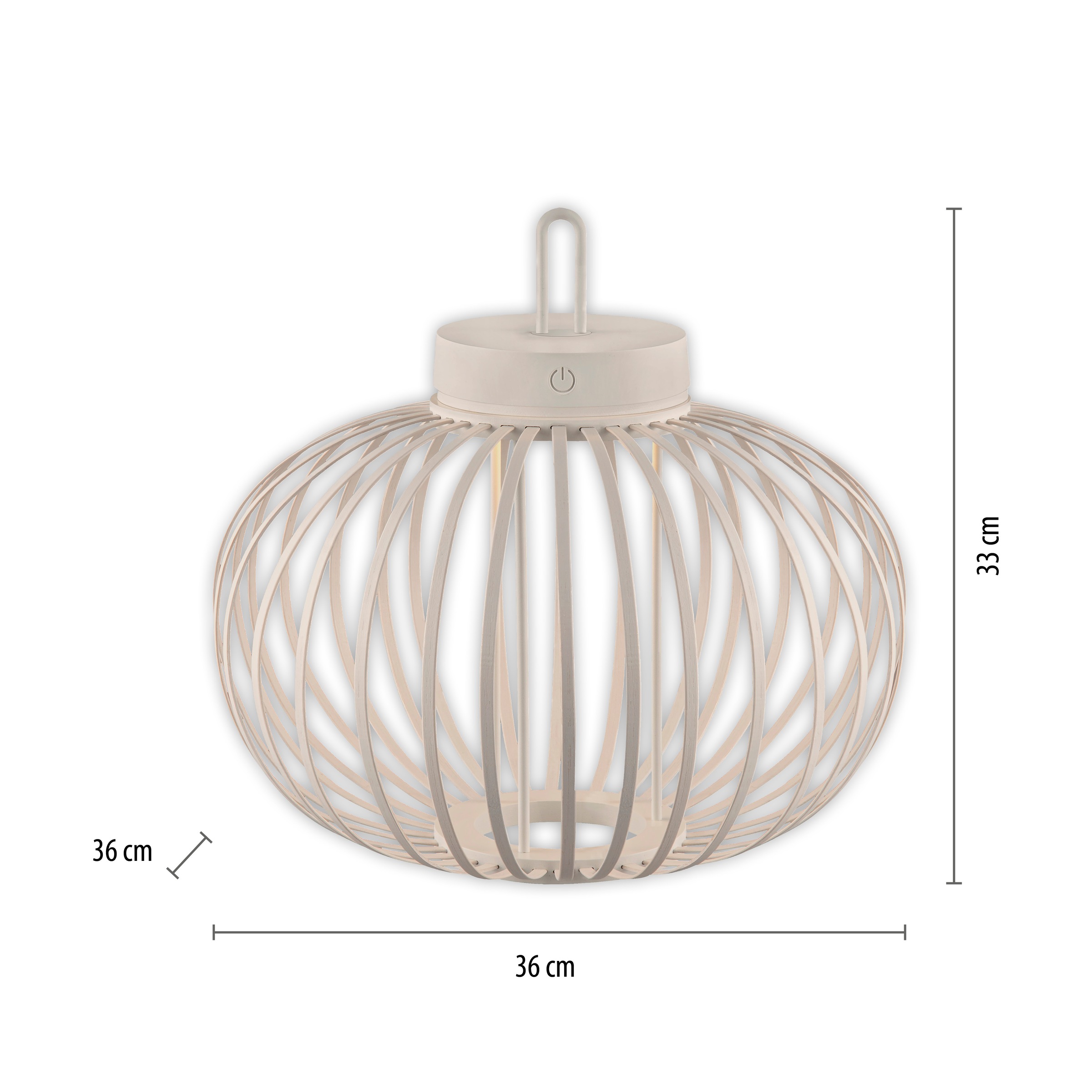 JUST LIGHT Pendelleuchte »AKUBA«, 1 flammig, Leuchtmittel LED-Modul | LED fest integriert, Akkuleuchte