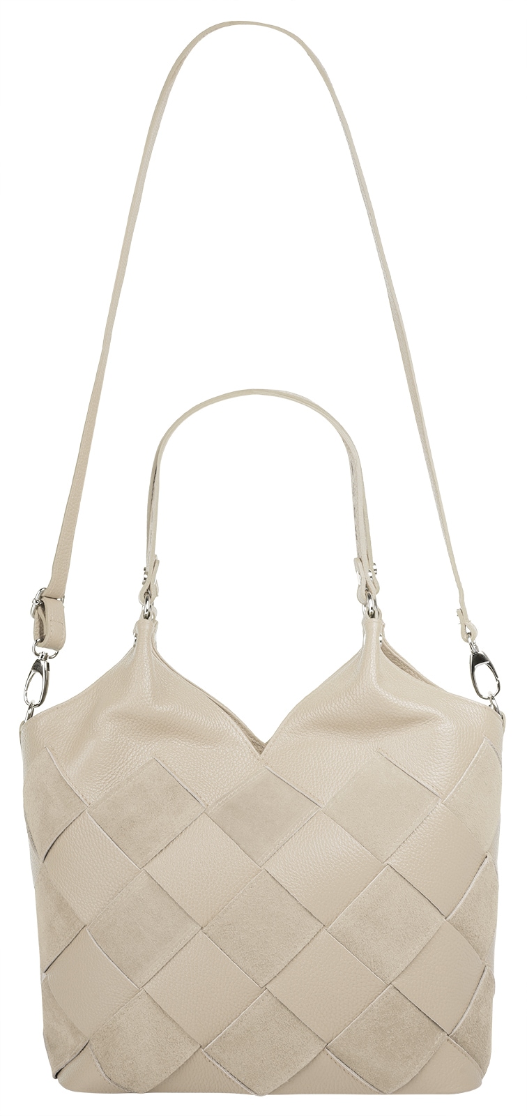 Samantha Look Shopper, echt Leder, Made in Italy