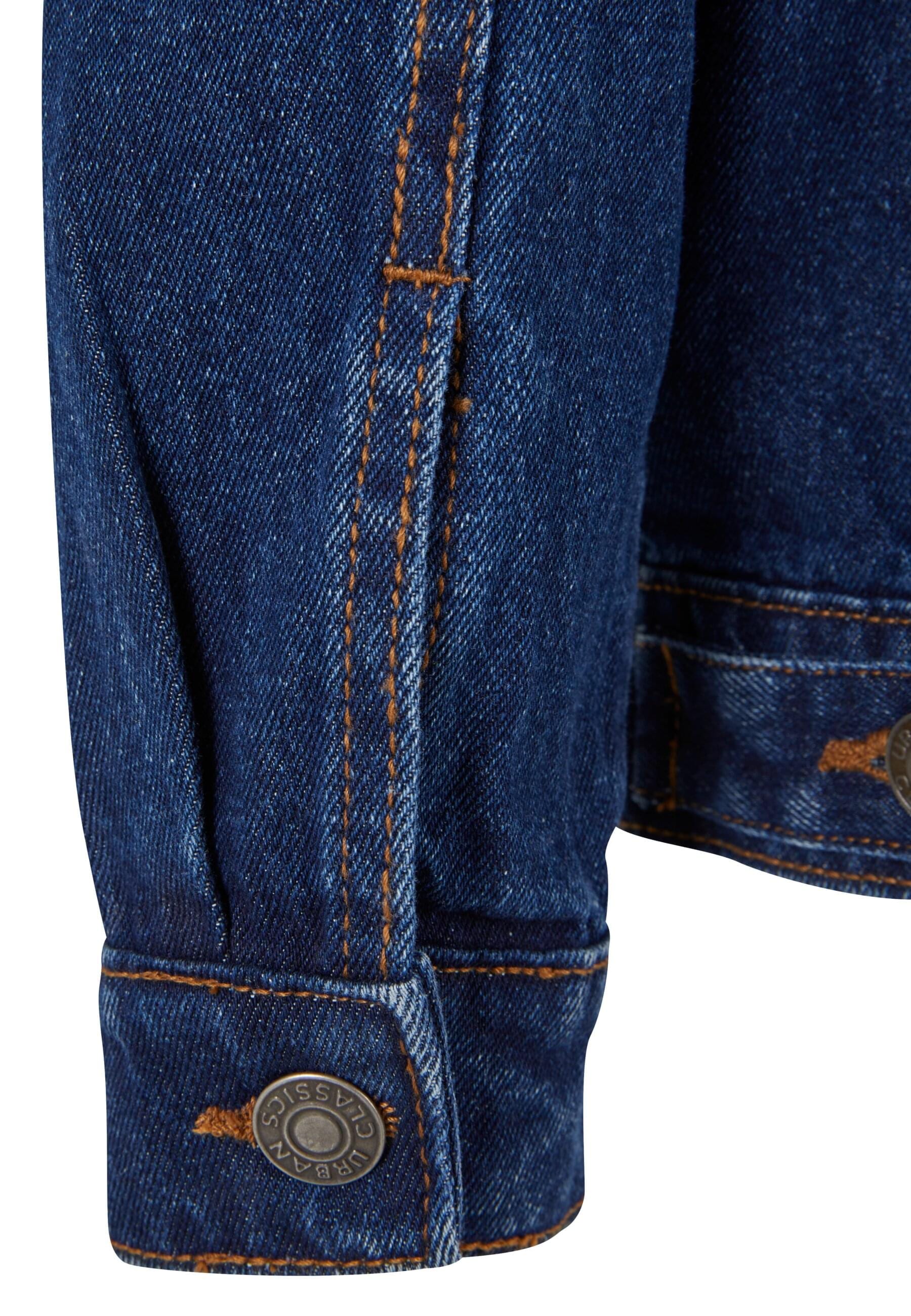 URBAN CLASSICS Jeansjacke »Urban Classics Damen Ladies Oversized 90‘s Denim Jacket« 1 Stk. tlg. ohne Kapuze