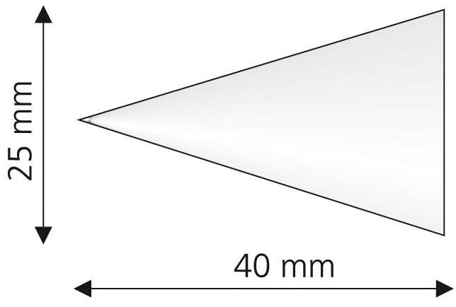 Liedeco Gardinenstangen-Endstück »Cone«, (Set, 2 St.), für Gardinenstangen Ø 16 mm