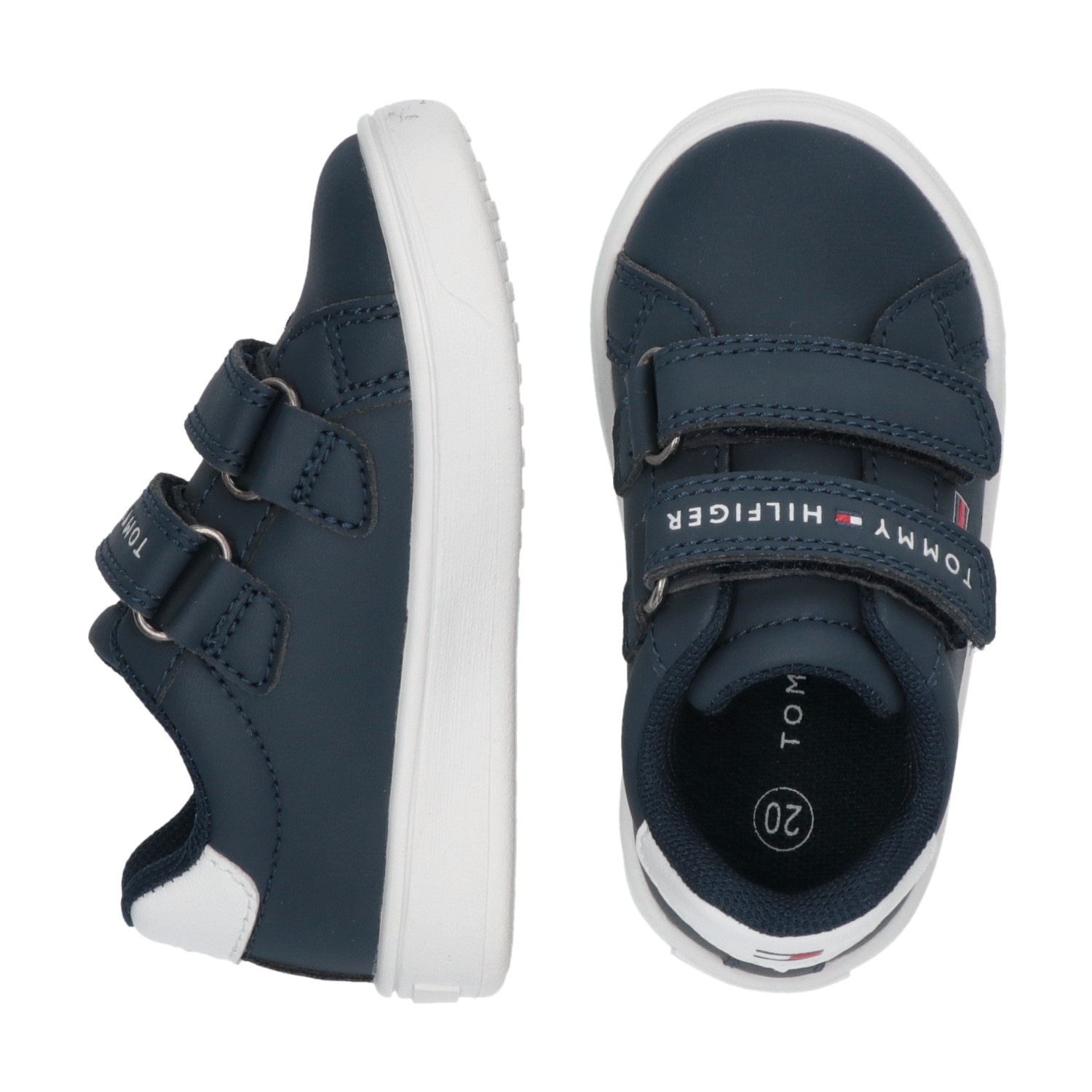 Tommy Hilfiger Sneaker, Klettschuh, Freizeitschuh mit Logoverzierung