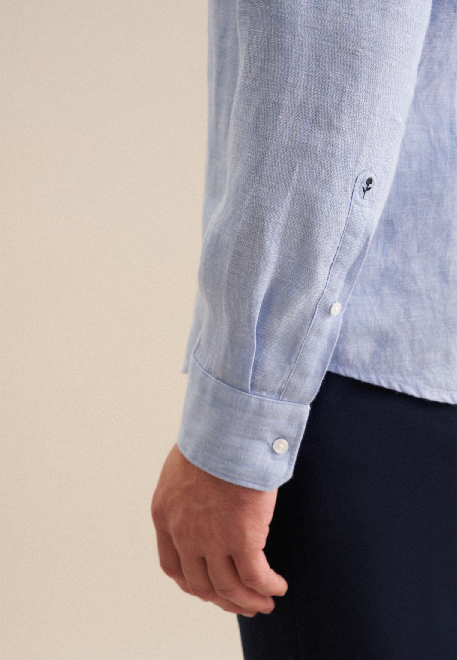 seidensticker Businesshemd »Slim«, Slim Langarm Kentkragen Uni