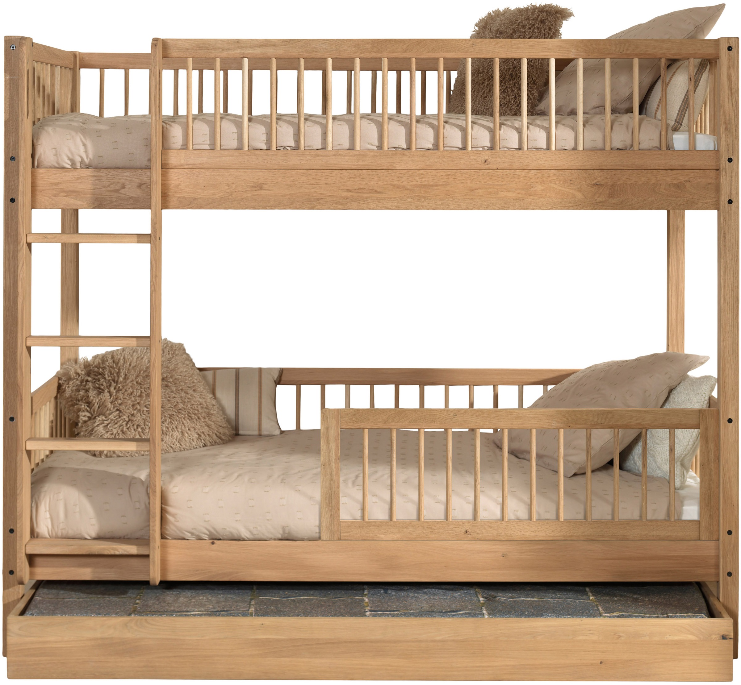 Home affaire Etagenbett »Eiche massiv, Made in Europe, langlebige Qualität« günstig online kaufen