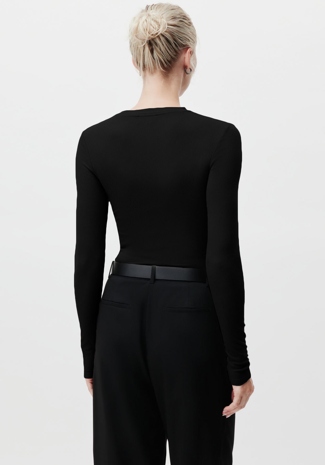 LeGer Longsleeve »Cinzia, LeGer by Lena Gercke« Rundhals, schmale Passform