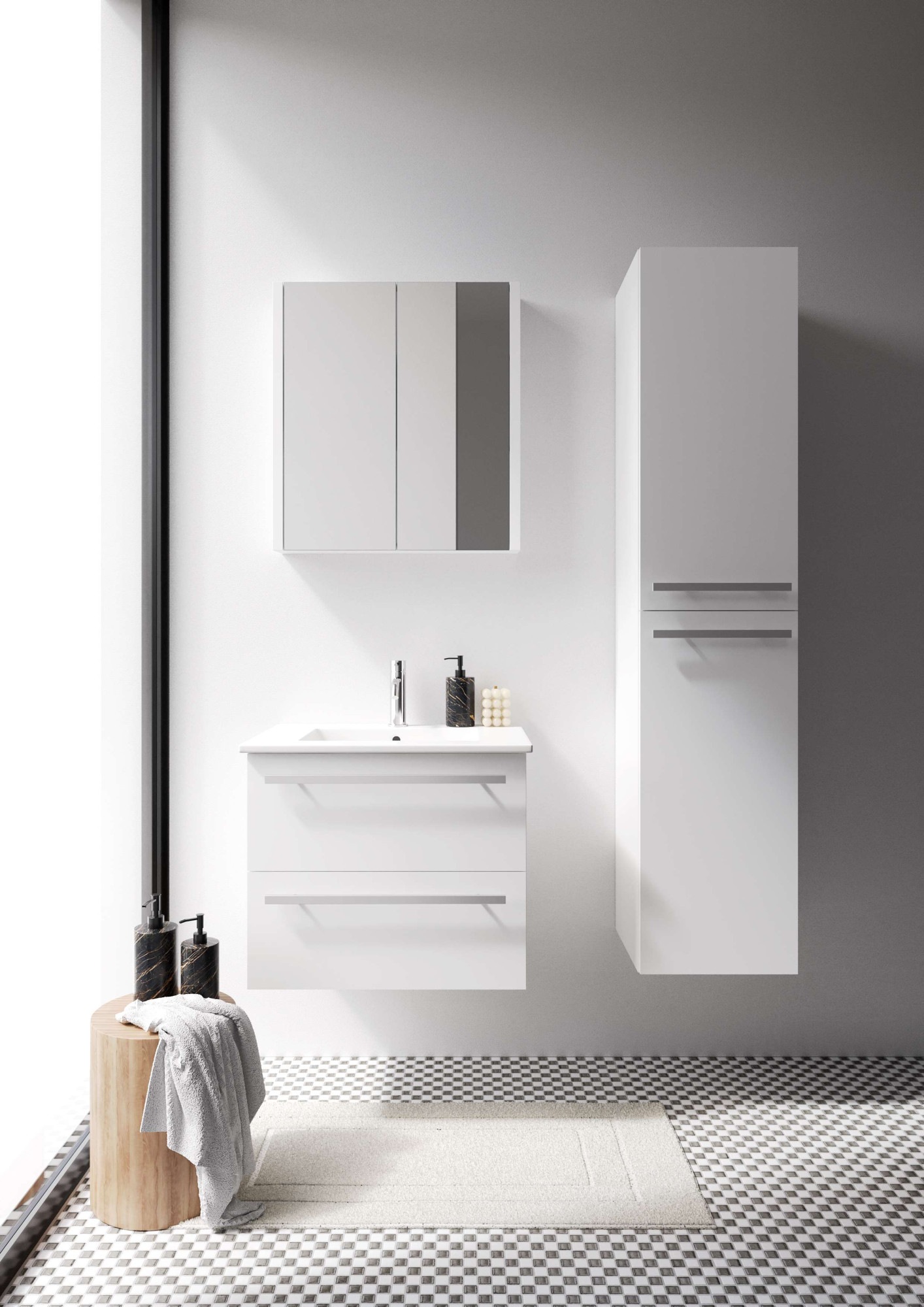 welltime Hochschrank »Serena«, mit Soft-Close-Funktion, Breite 35 cm, FSC®- günstig online kaufen