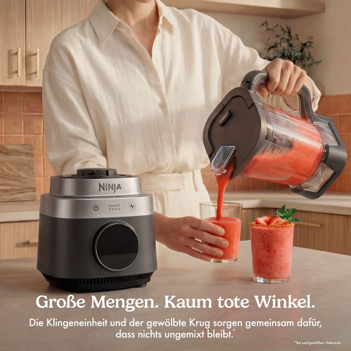 NINJA Standmixer »LB201EUBK Ninja CrushBOSS intelligenter Mixer – Onyx« 1200 W