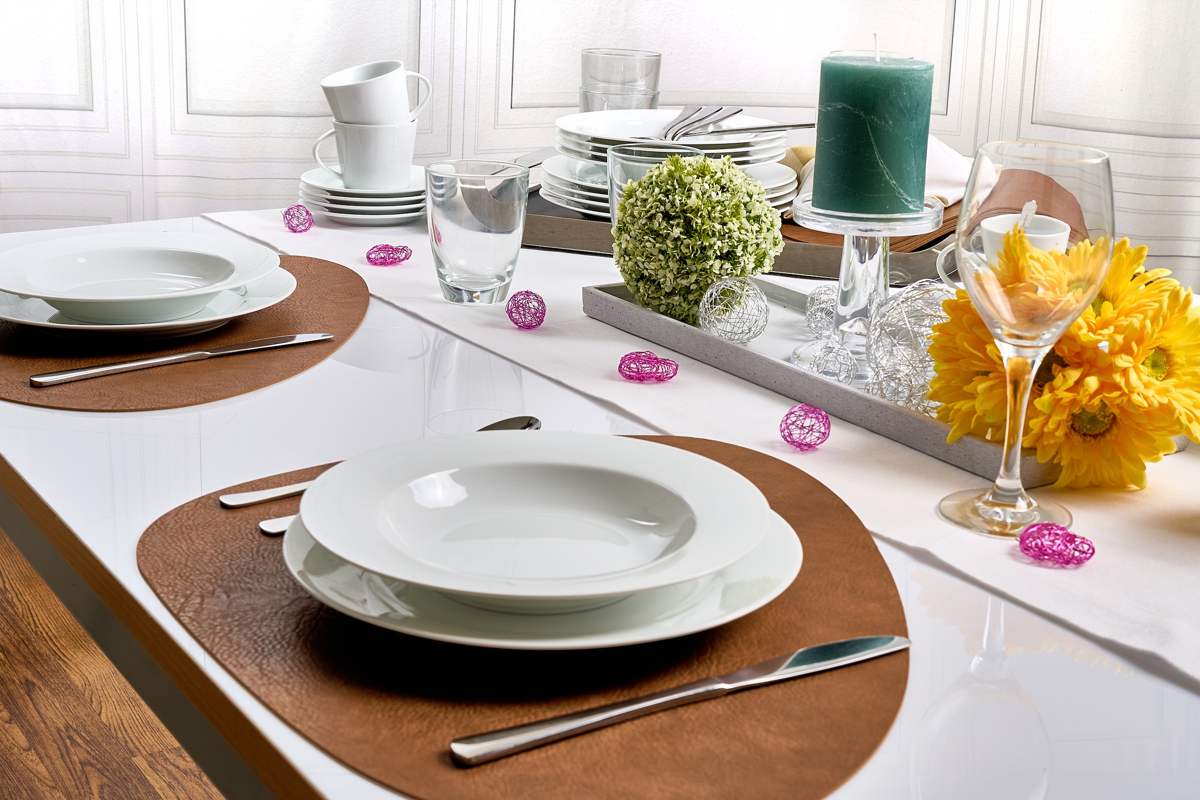 Retsch Arzberg Kombiservice »Geschirr-Set, Service Classico«, (Set, 30 tlg.), zeitlose, schlichte Form, 30 Teile, für 6 Personen