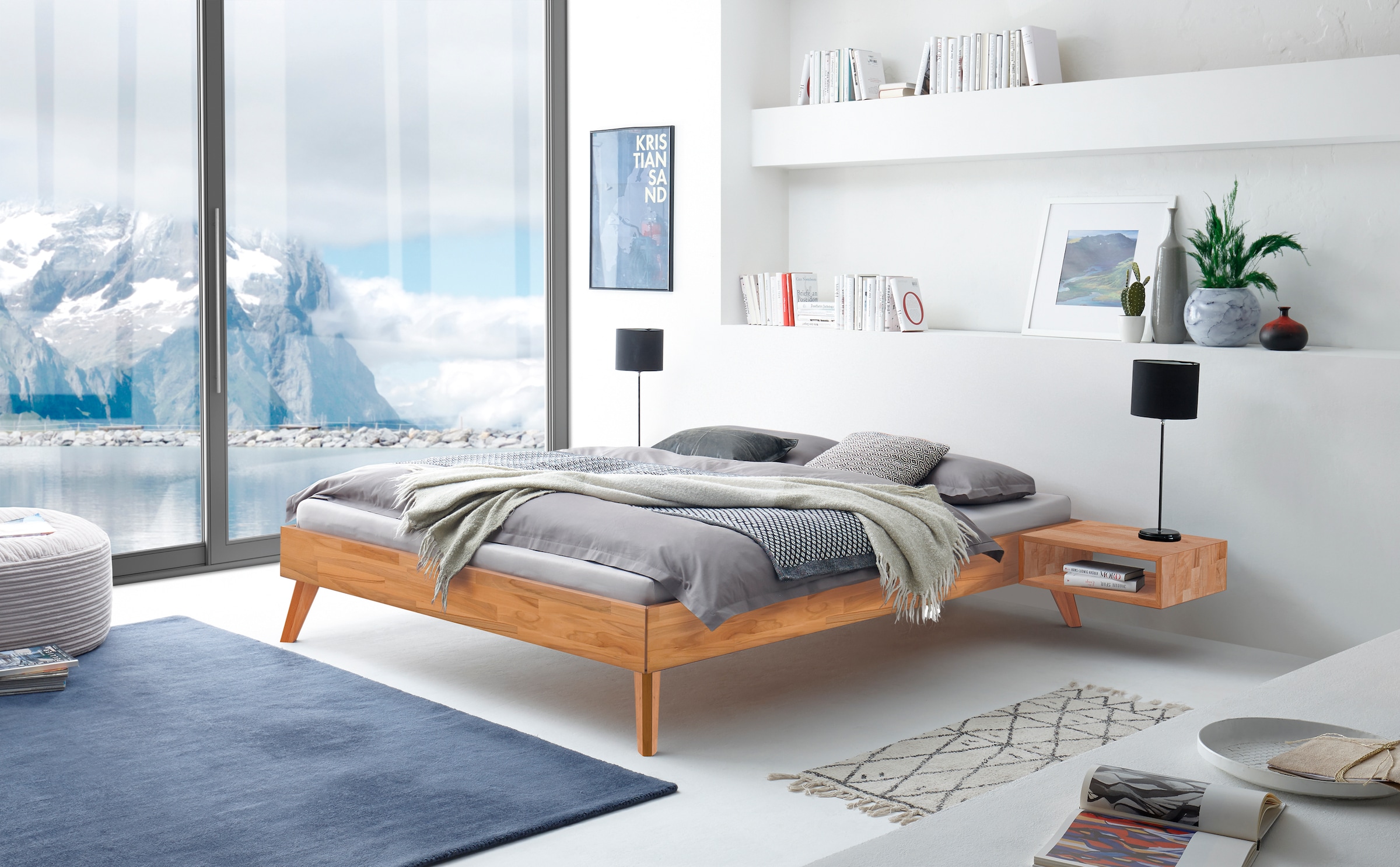 HASENA Holzbett "Calvari" mit einer Fußhöhe von 20 cm günstig online kaufen