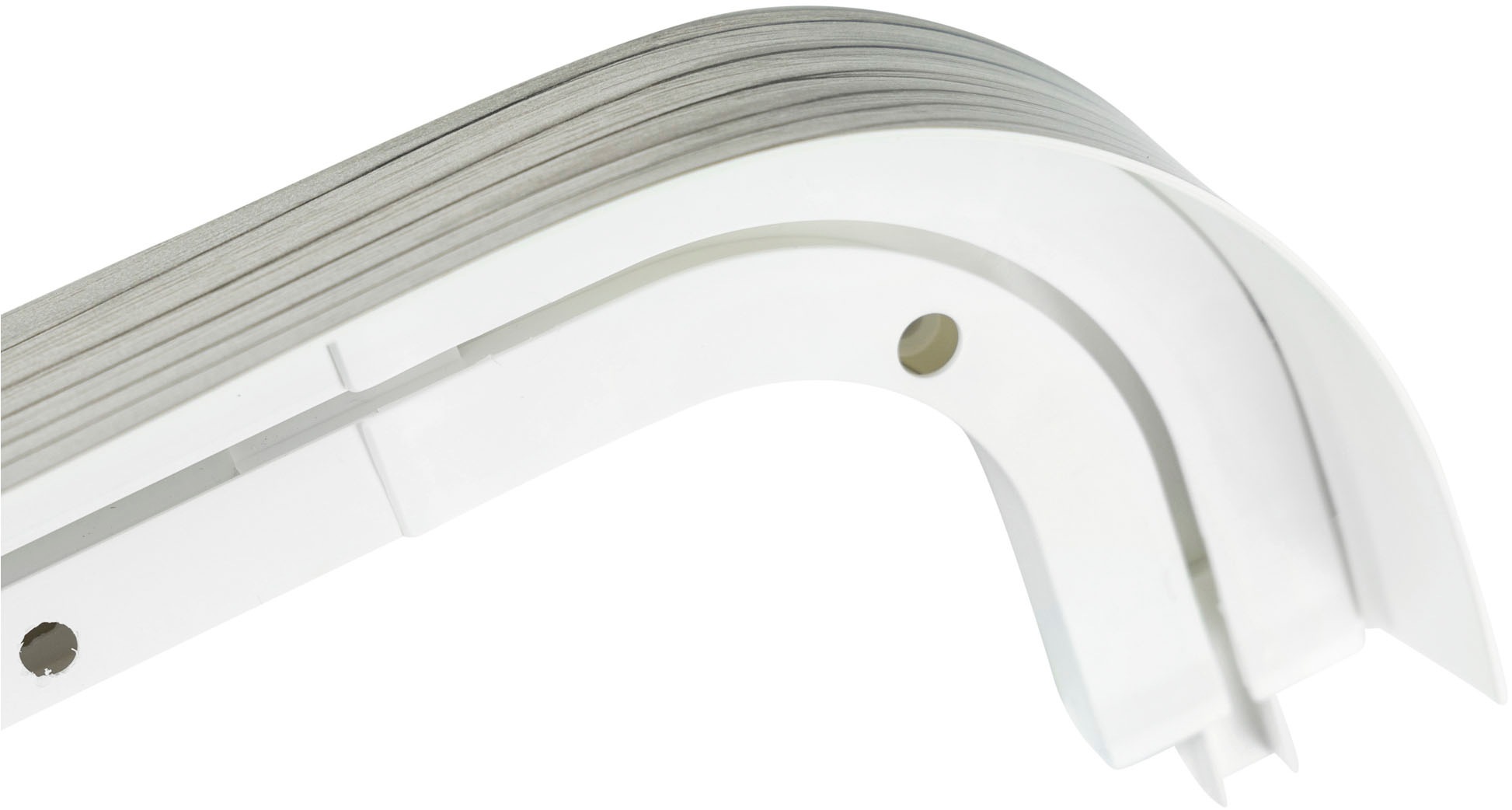 SN DECO GROUP Gardinenschiene »SH1«, 1 läufig-läufig, Fixmaß, mit Blende 5 cm
