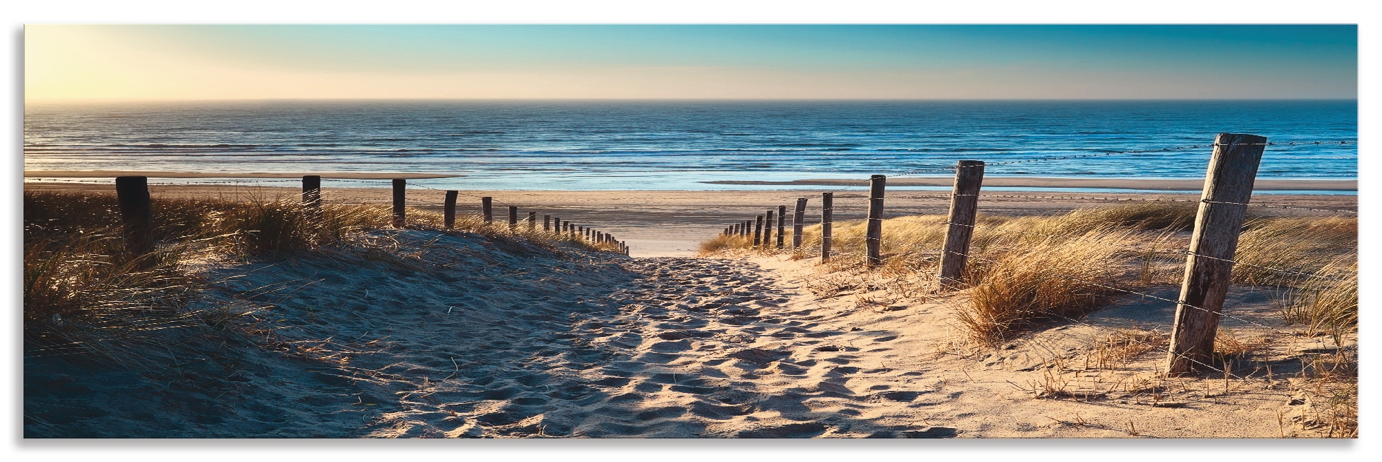 Artland Küchenrückwand "Weg zum Nordseestrand Sonnenuntergang", (1 tlg.), A günstig online kaufen