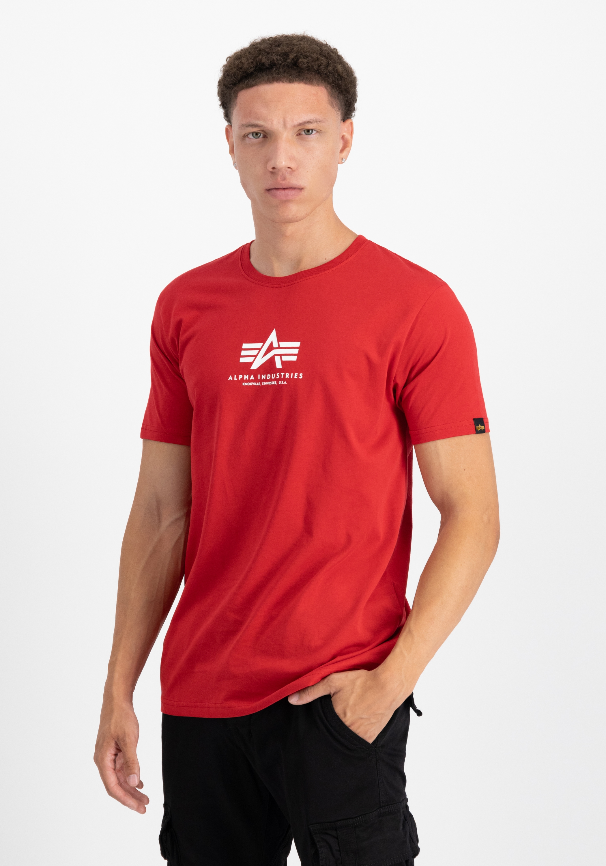 Alpha Industries T-Shirt »Alpha Industries Men - T-Shirts Basic T Mid Logo«