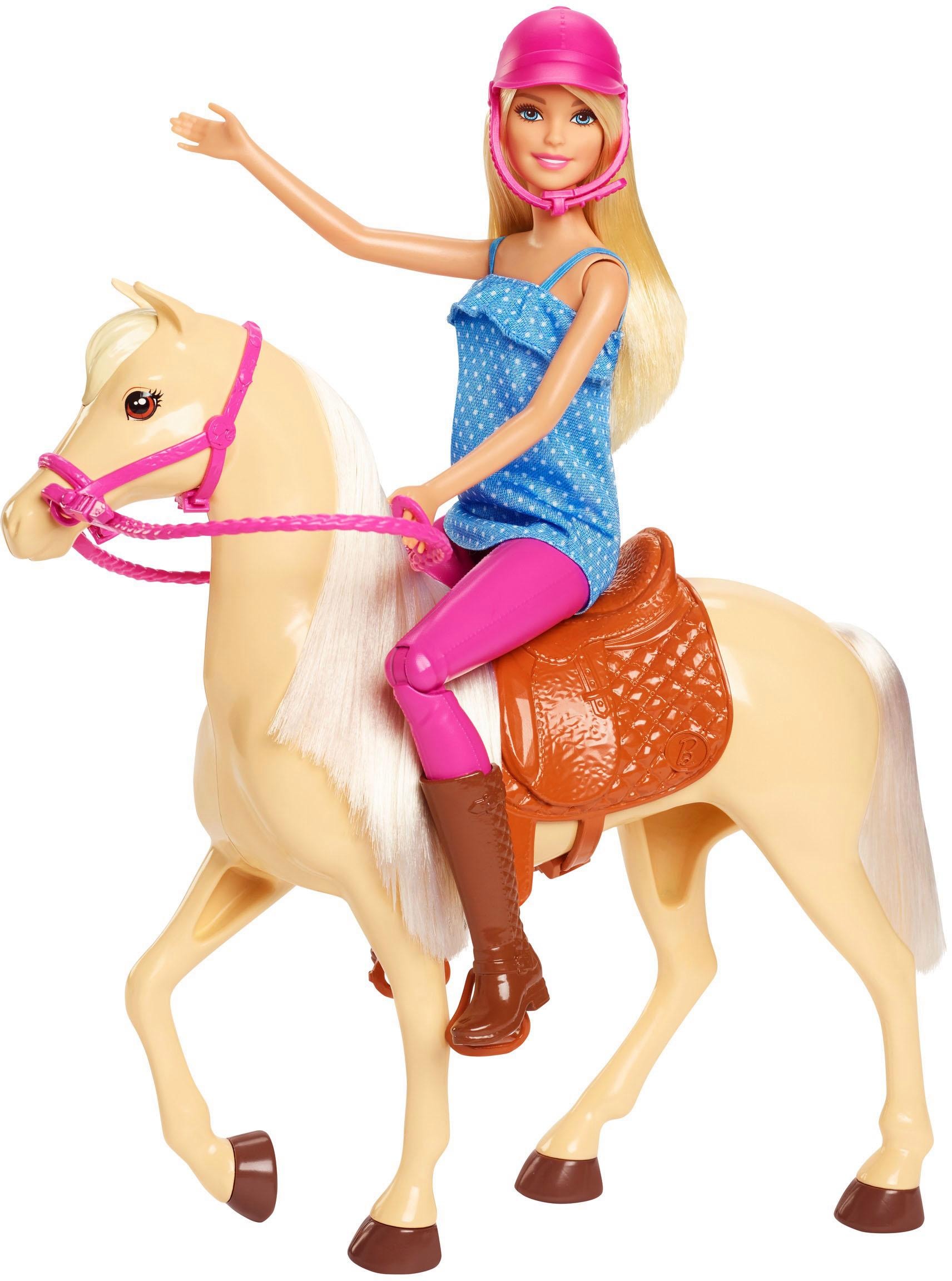 Barbie Anziehpuppe »Pferd mit Puppe«, Spielset