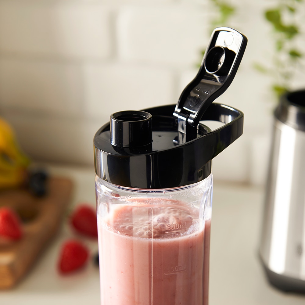 RUSSELL HOBBS Smoothie-Maker »Mix & Go Smoothie Maker 23472-56«, 300 W, 600 ml Mixbehälter, spülmaschinenf., Edelst., Power Motor 23.500 U/min