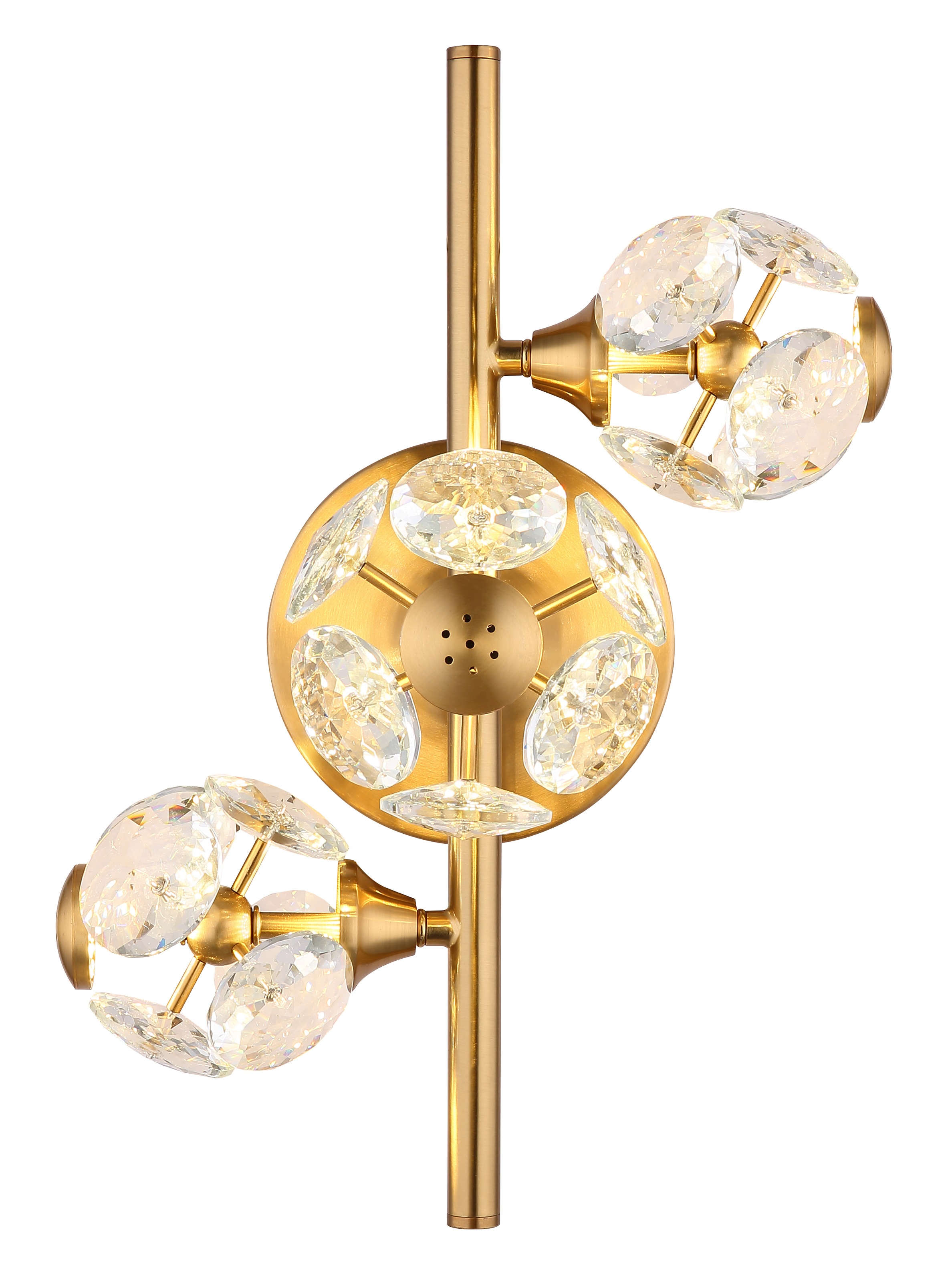 GLOBO LIGHTING Wandleuchte »VIRINA« LED-Modul 1 Stk. Warmweiß Wandlampe Wand Wohnzimmer Flur Wandbeleuchtung