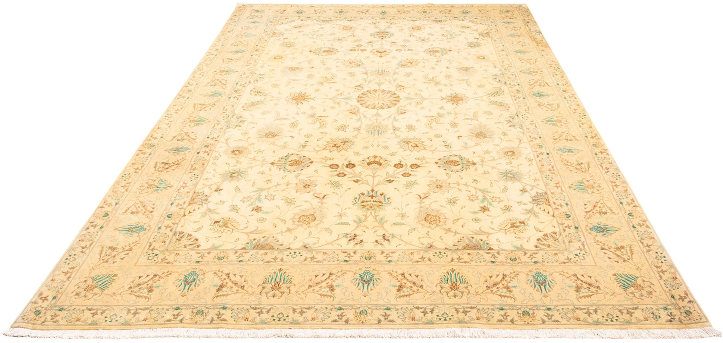 morgenland Orientteppich »Perser - Täbriz - Royal - 297 x 200 cm - beige«, günstig online kaufen