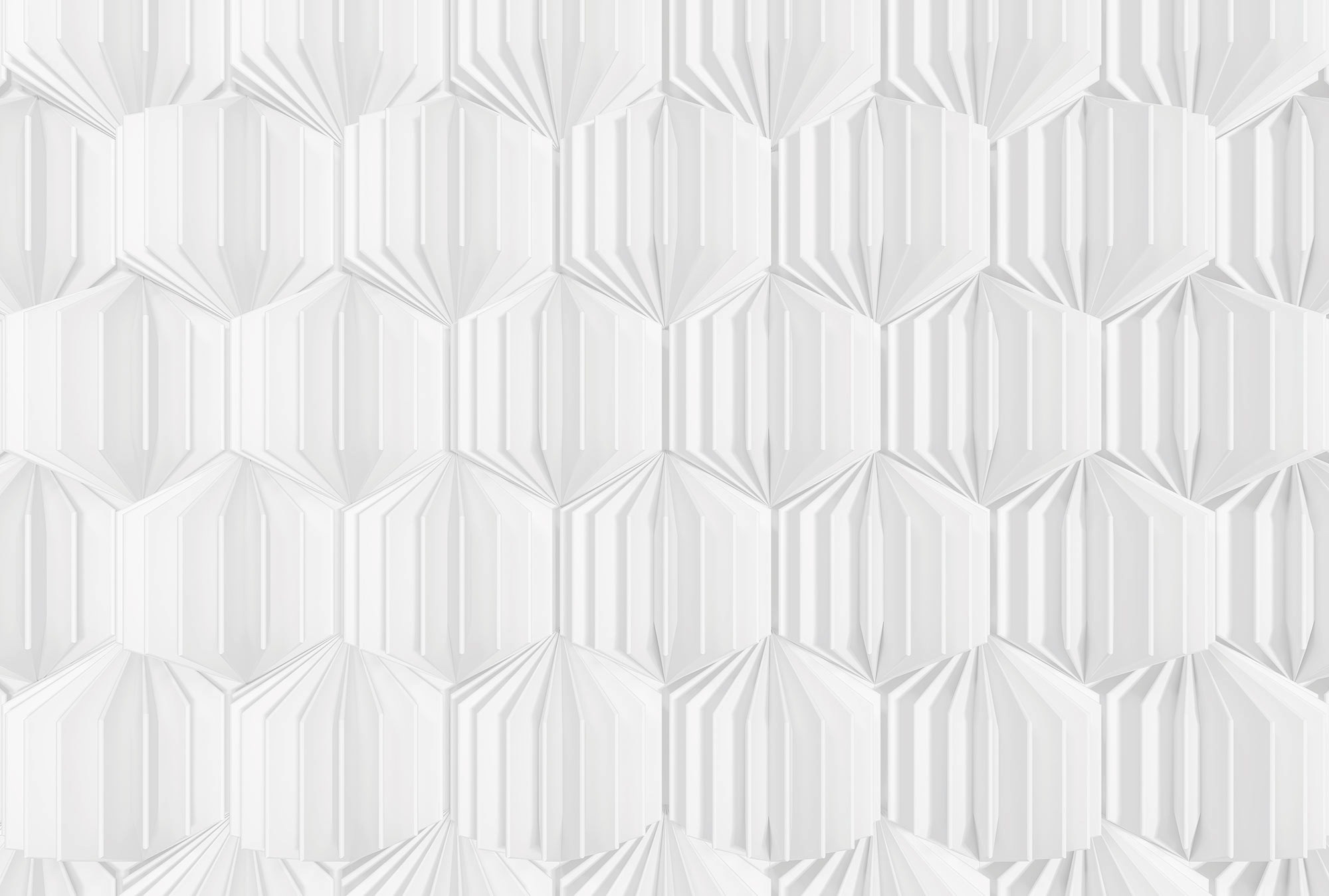 Komar Fototapete »Vlies - Origami - Größe 368 x 248 cm«, bedruckt, Wohnzimmer, Schlafzimmer
