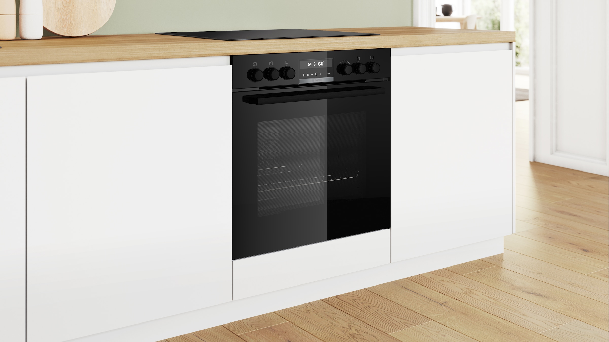 BOSCH Induktions Herd-Set »HND675LS62«