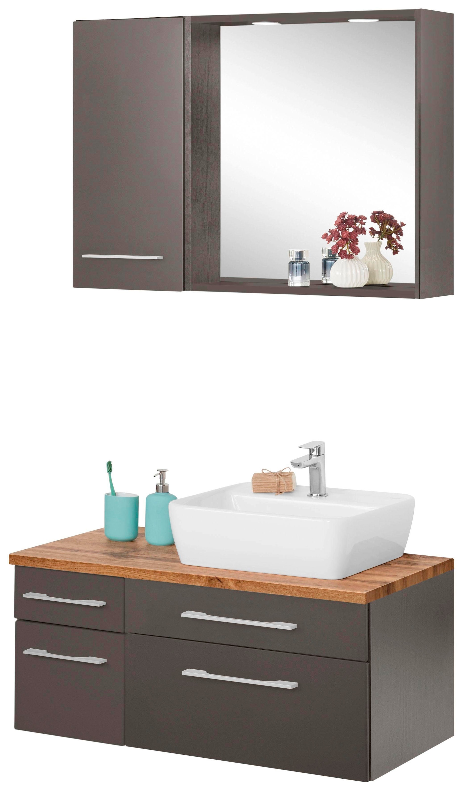 welltime Badmöbel-Set »Davos« 3 Stk. tlg. günstig online kaufen