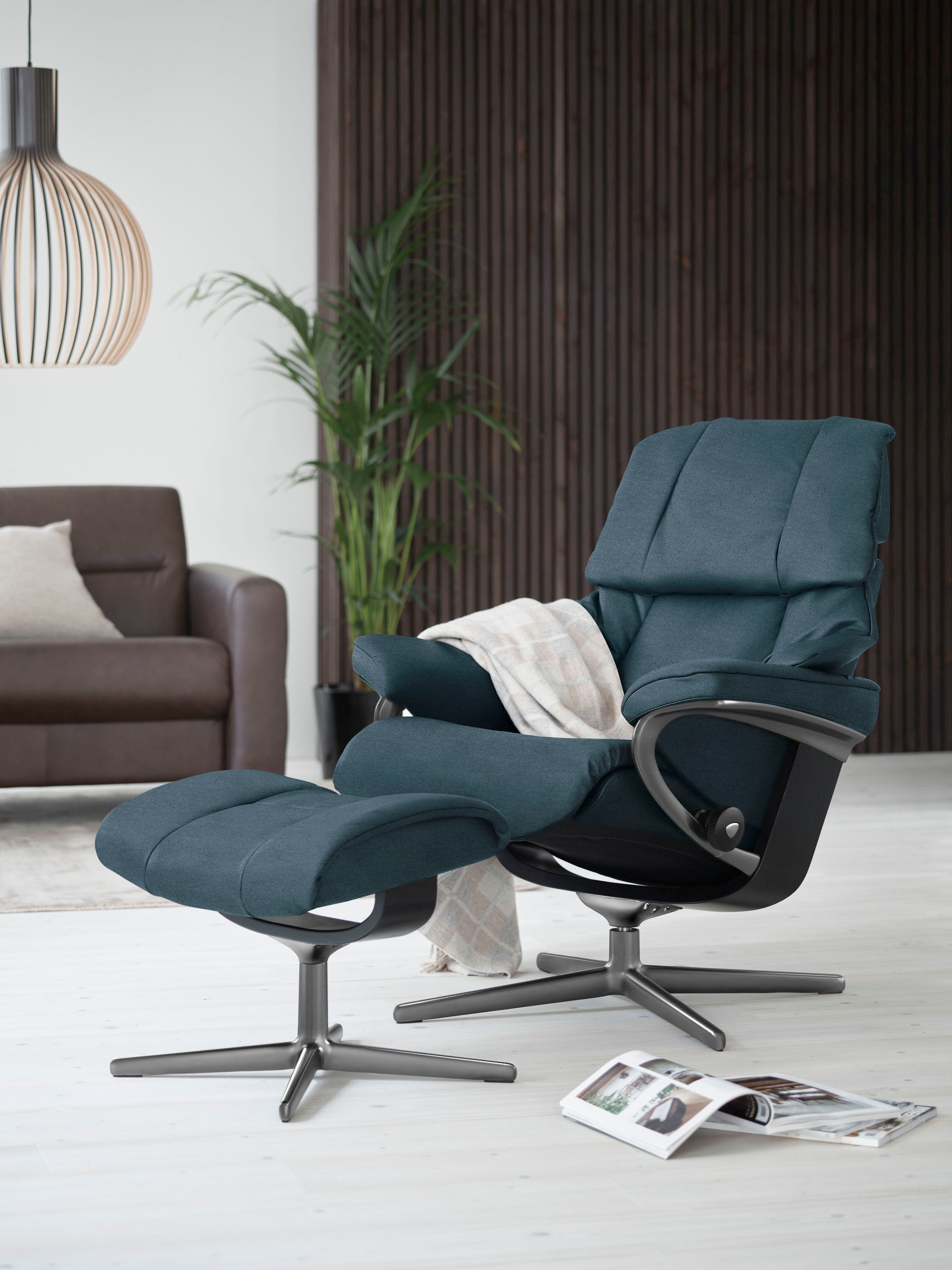 Stressless® Relaxsessel »Reno«, (Set, Relaxsessel mit Hocker), mit Hocker, günstig online kaufen