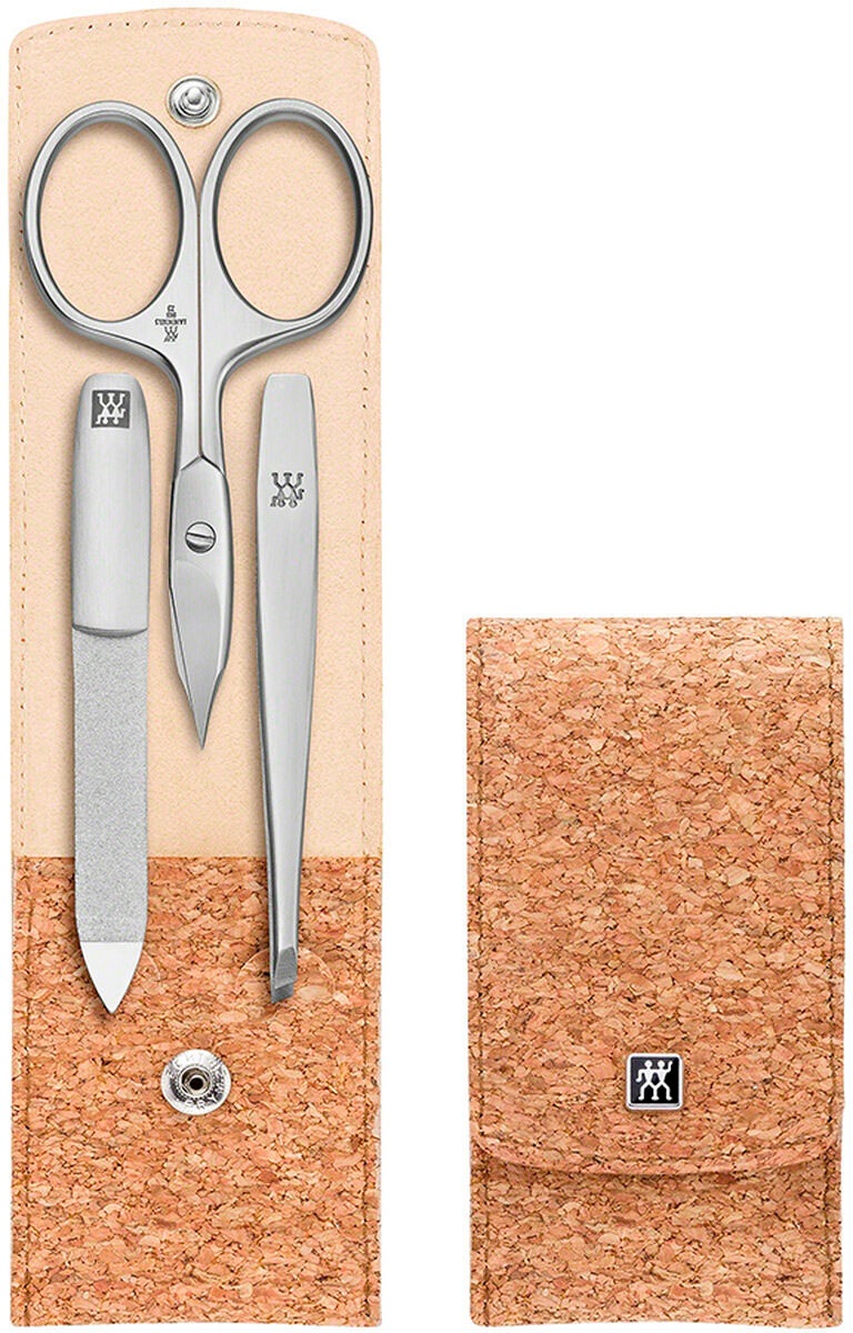 Zwilling Maniküre-Etui »TWINOX DRUCKKNOPF-ETUI KORK VEGAN«, (3 tlg.) kaufen
