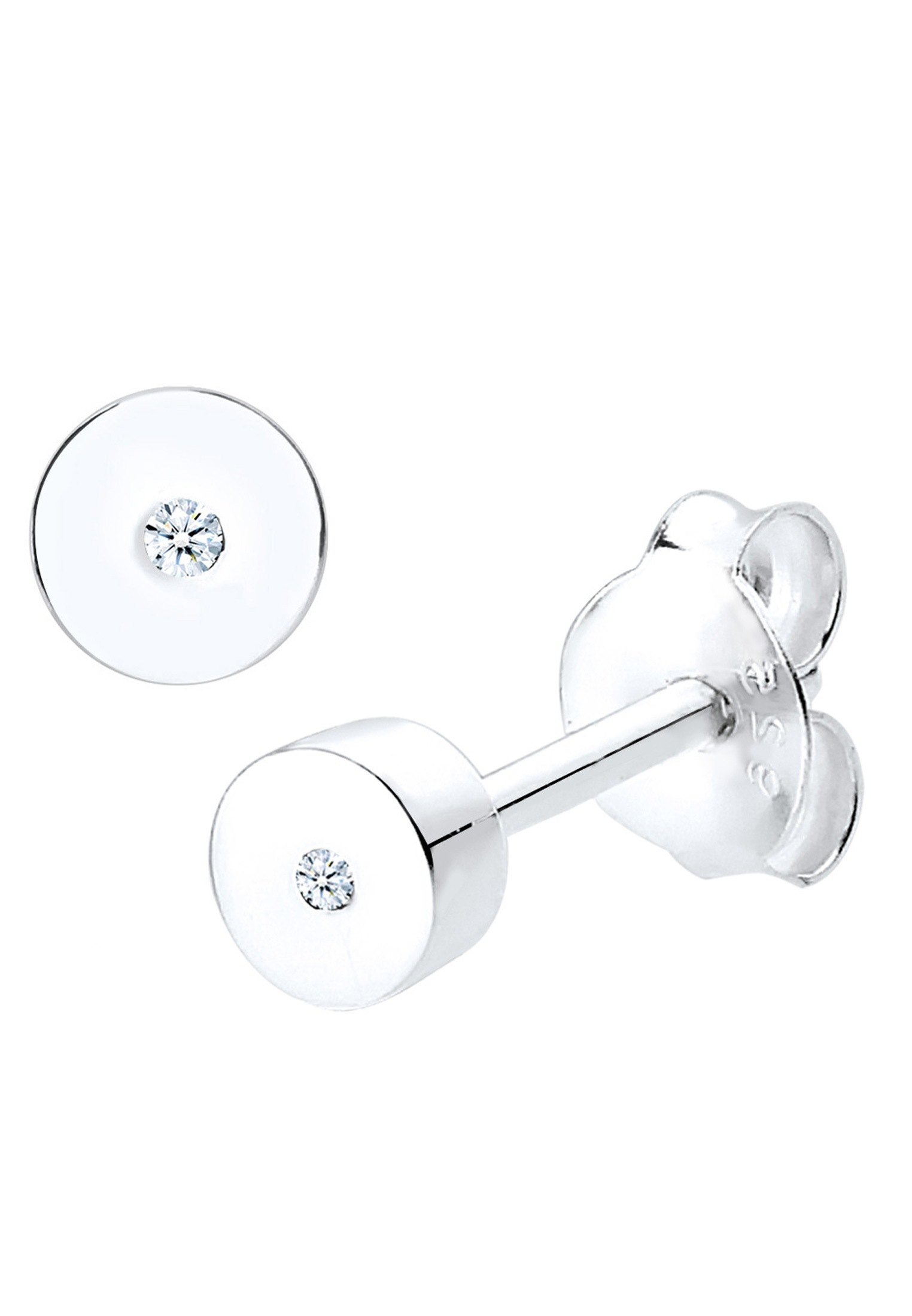 Elli DIAMONDS Paar Ohrstecker »Diamant Weiß Brillantschliff (0.01 ct) 925 Sterling Silber«