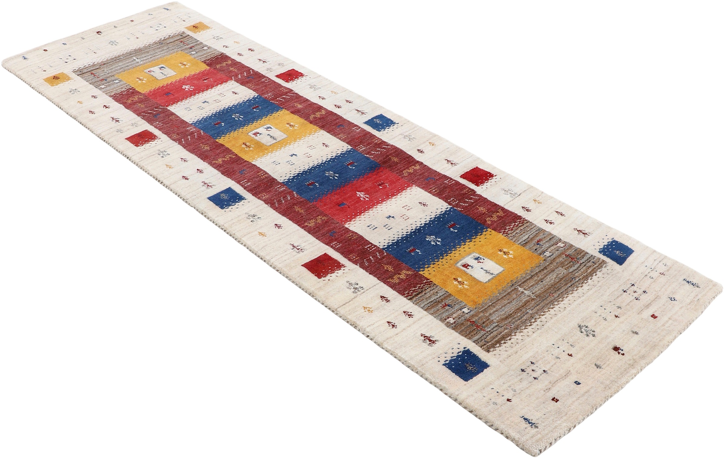 carpetfine Läufer »Gabbeh Soni«, rechteckig, 15 mm Höhe, reine Wolle, sehr günstig online kaufen