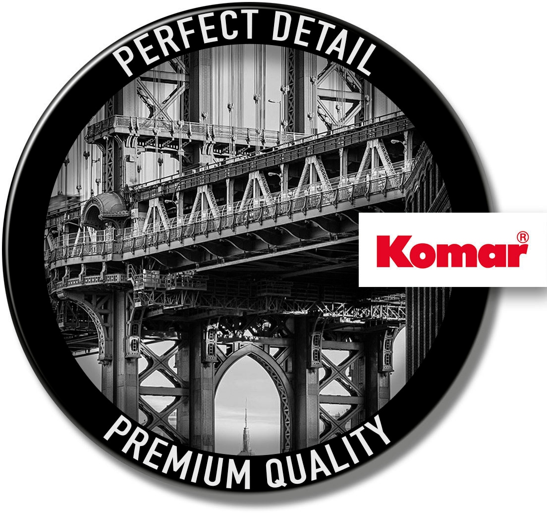 Komar Fototapete »Digitaldruck Vlies - Brooklyn View - Größe 100 x 280 cm«, bedruckt, Wohnzimmer, Schlafzimmer