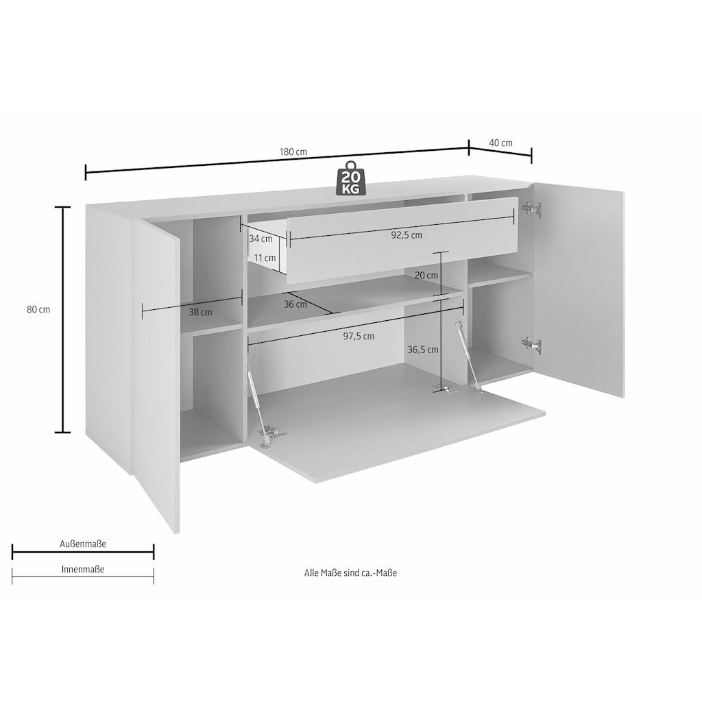 INOSIGN Sideboard »Potenza«