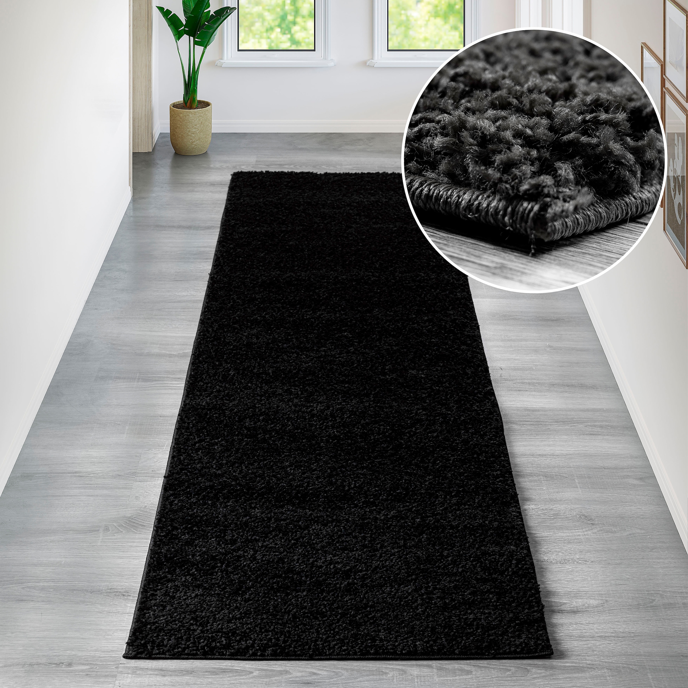 Bruno Banani Läufer Shaggy Soft, rechteckig, günstig online kaufen
