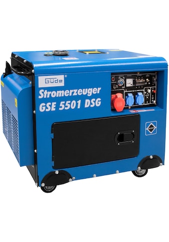 Stromerzeuger »GSE 5501 DS«, 2 x Schuko 230 V/50 Hz, 1 x CEE 16 A/400 V/50 Hz