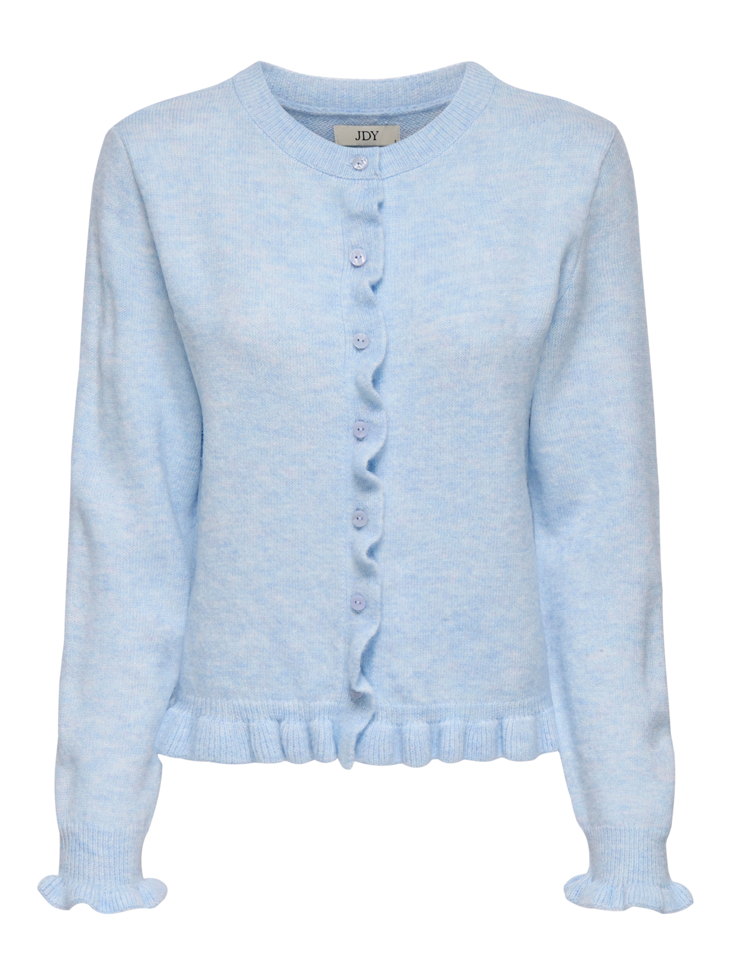JDY Strickjacke »JDYLETTY L/S ON FRILL CARDIGAN KNT NOOS«