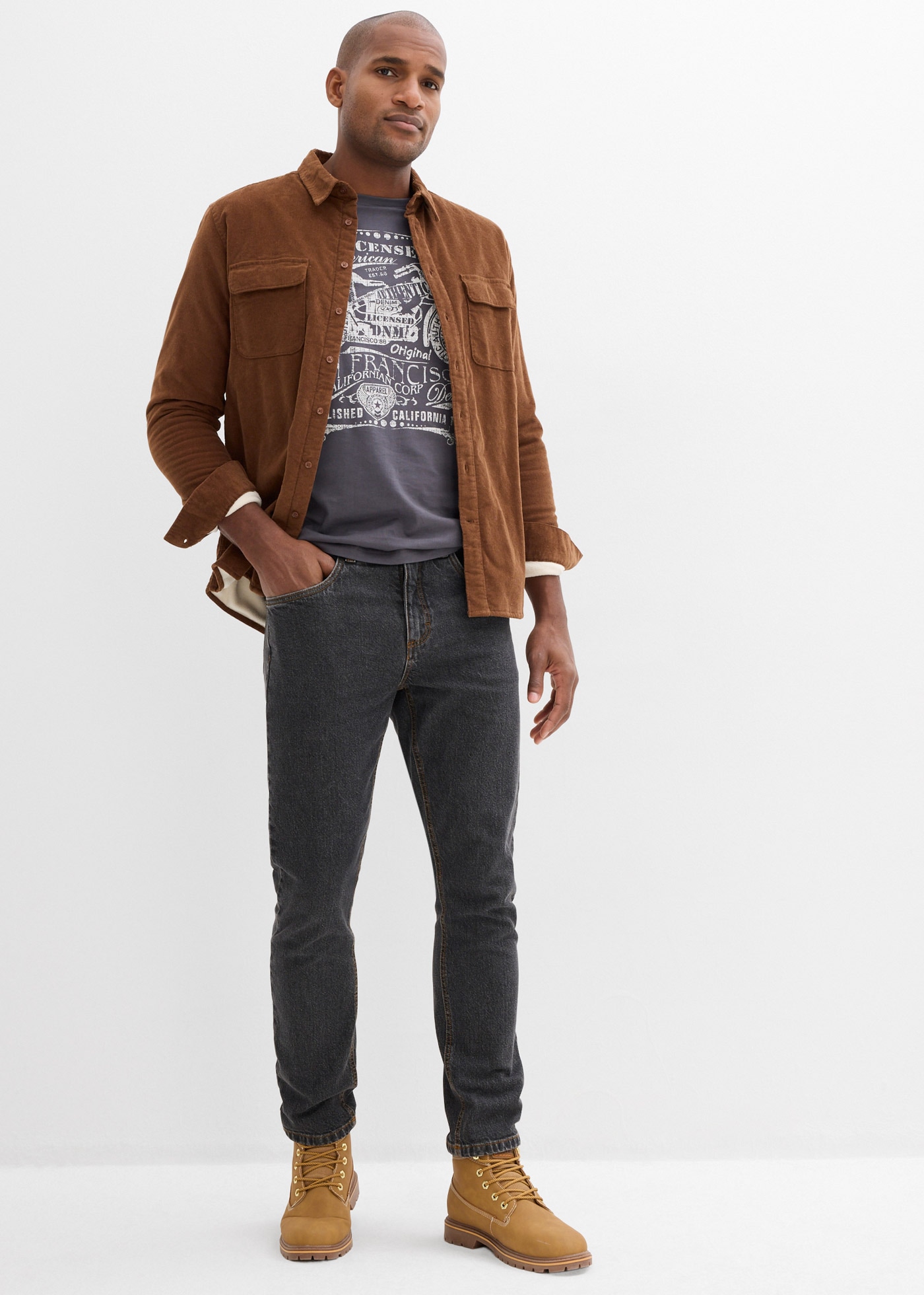 bonprix Gerade Jeans 5-Pocket Form, straight leg