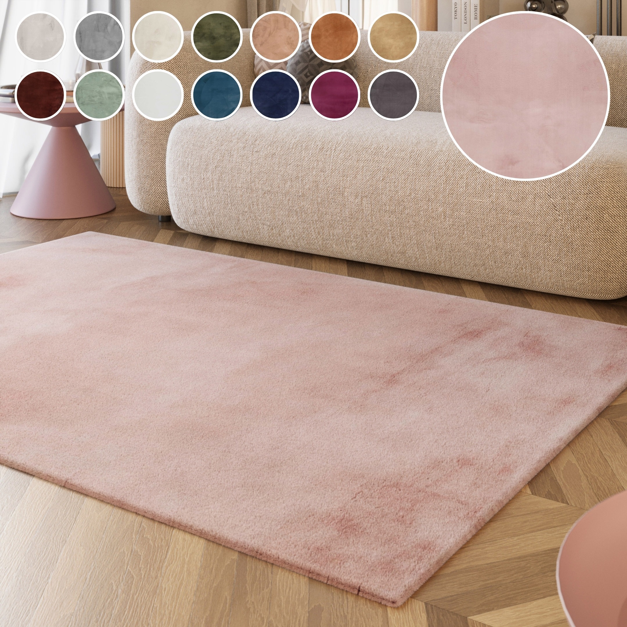 Esprit Hochflor-Teppich "Alice ESP-4377, Kunstfell" rechteckig 25 mm Höhe K günstig online kaufen