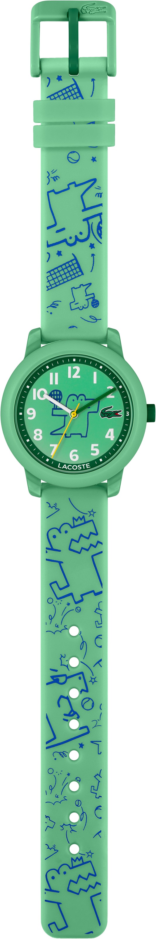 Lacoste Quarzuhr »LACOSTE.12.12 KIDS«, Armbanduhr, Kinderuhr, Silikonarmband, Geschenkidee