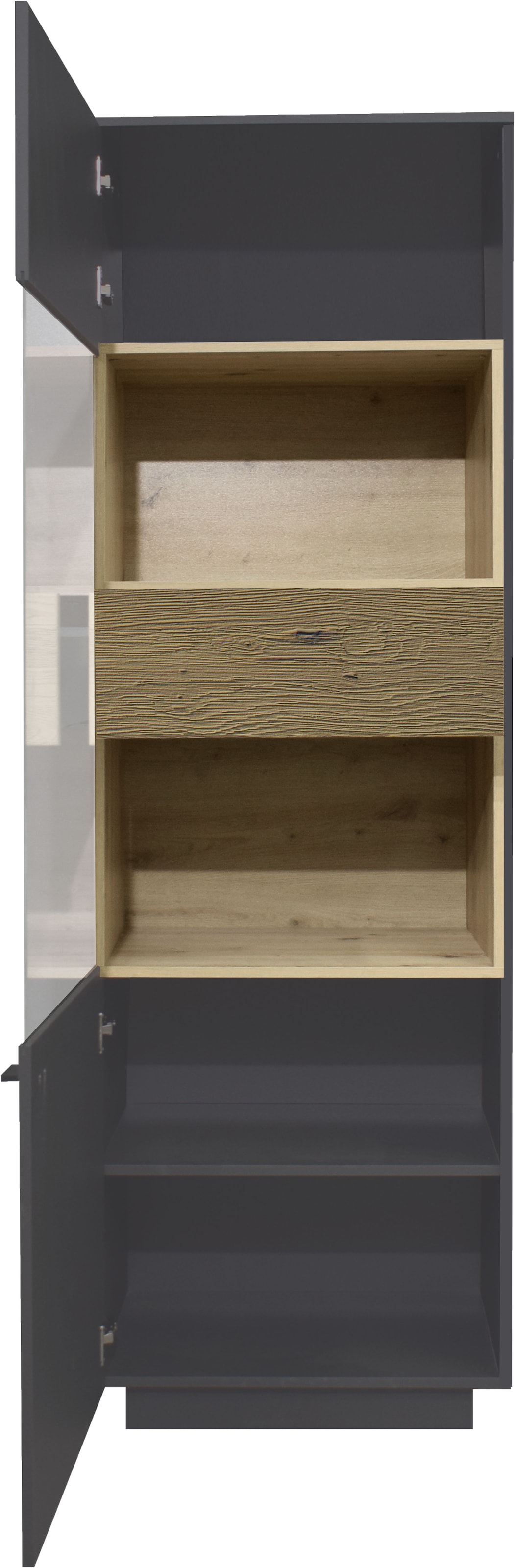 Mäusbacher Standvitrine Standvitrine, BHT  60/196/45 cm, inkl. Griffbeleuchtung, Türdämpfung