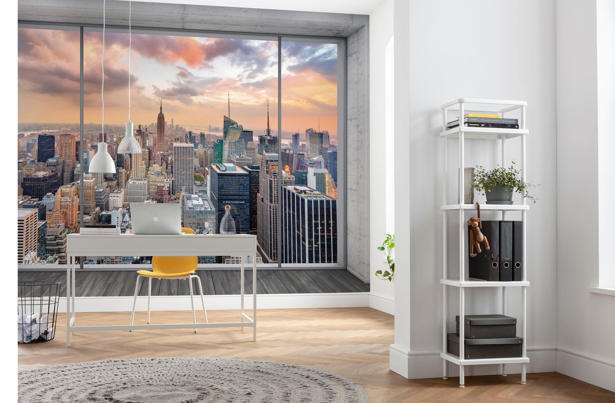 Komar Fototapete »Vlies - NYC Outlook - Größe 368 x 248 cm«, bedruckt, Wohn günstig online kaufen