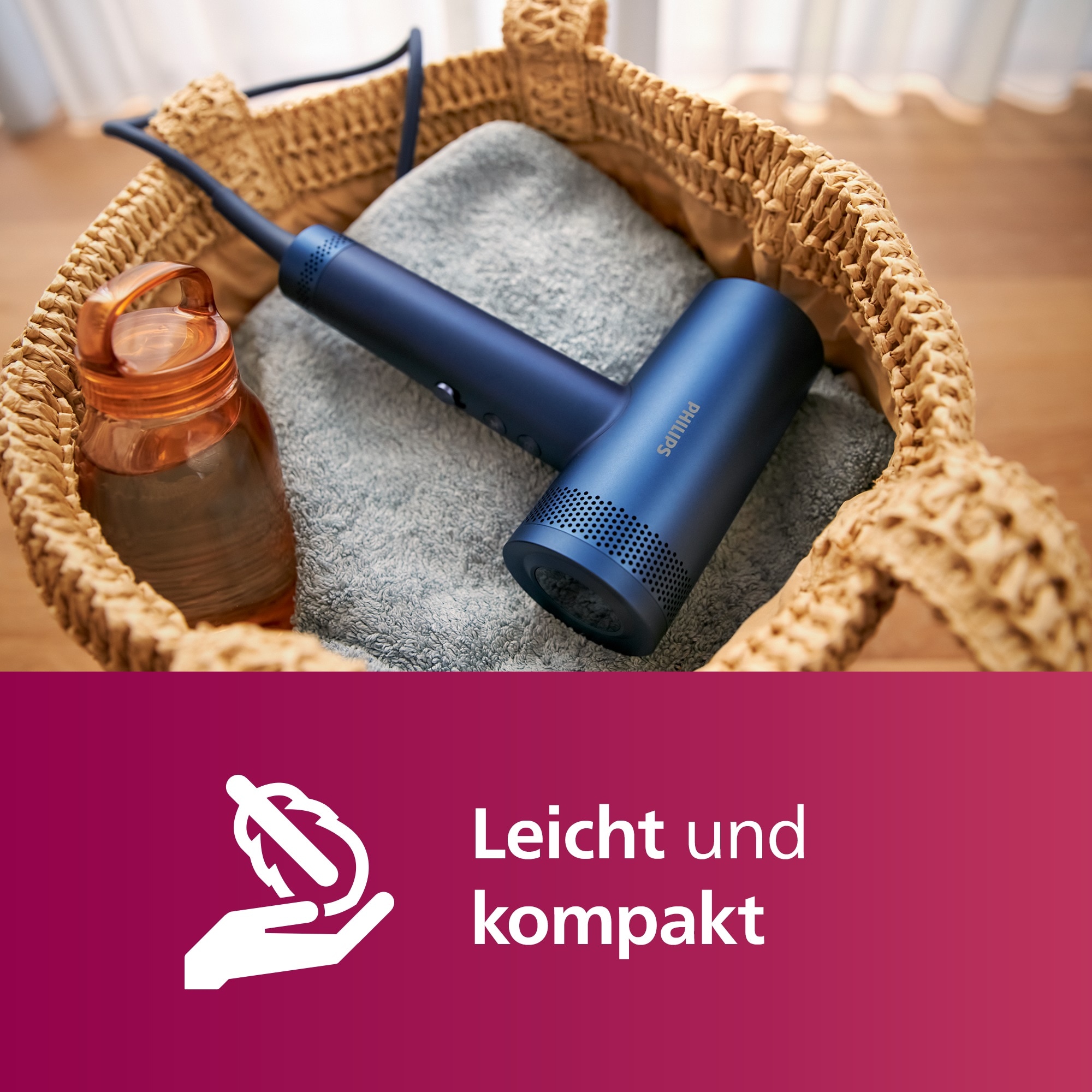 Philips Haartrockner »Series 8000 BHD839/10«, 1400 W, 2 Aufsätze, mit ThermoShield Technologie, 4 Hitze- und 3 Geschwindigkeitsstufen