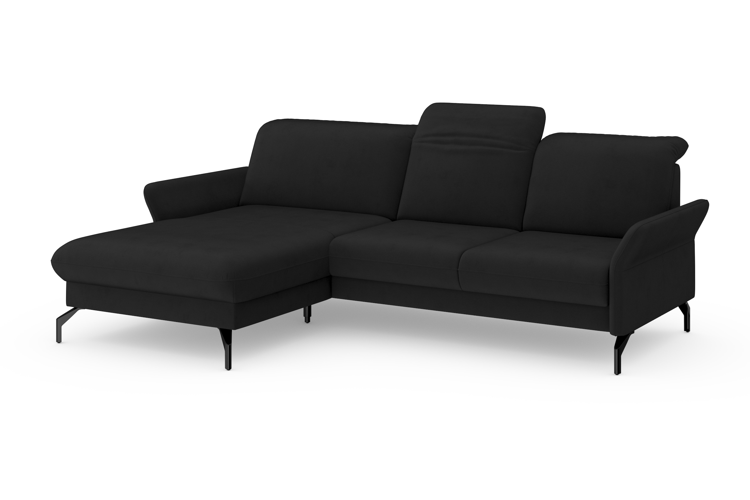sit&more Ecksofa »Fashion L-Form«, wahlweise mit Kopfteilverstellung und Vorziehsitz, motorisch