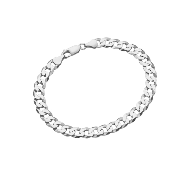 Firetti Silberarmband »Schmuck Geschenk, Panzerkette, 7 mm, diamantiert,  rhodiniert« online kaufen