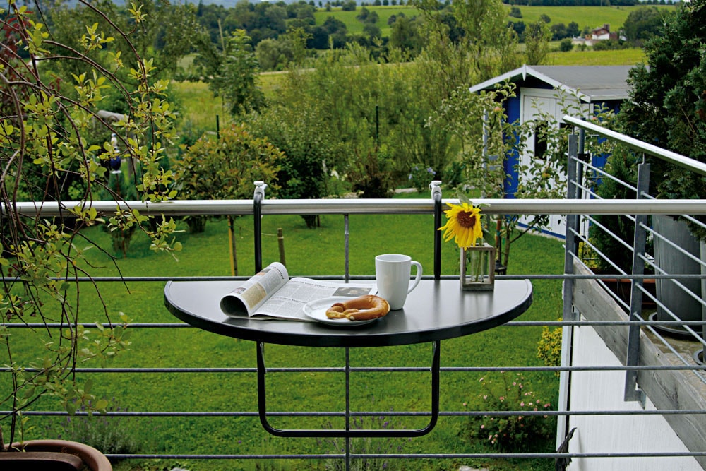 Best Balkonhängetisch »Butler«, (Packung, 1 St.), Balkonhängetisch 100x50 cm