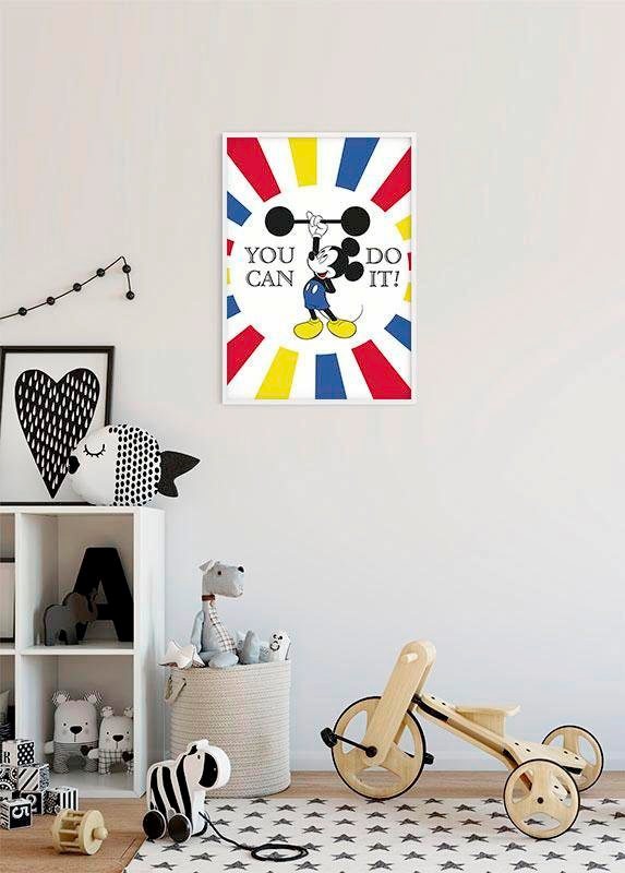 Komar Bild »Mickey Mouse Do it«, Disney, (1 St.), Wandbild zur Dekoration im Kinderzimmer - ohne Rahmen